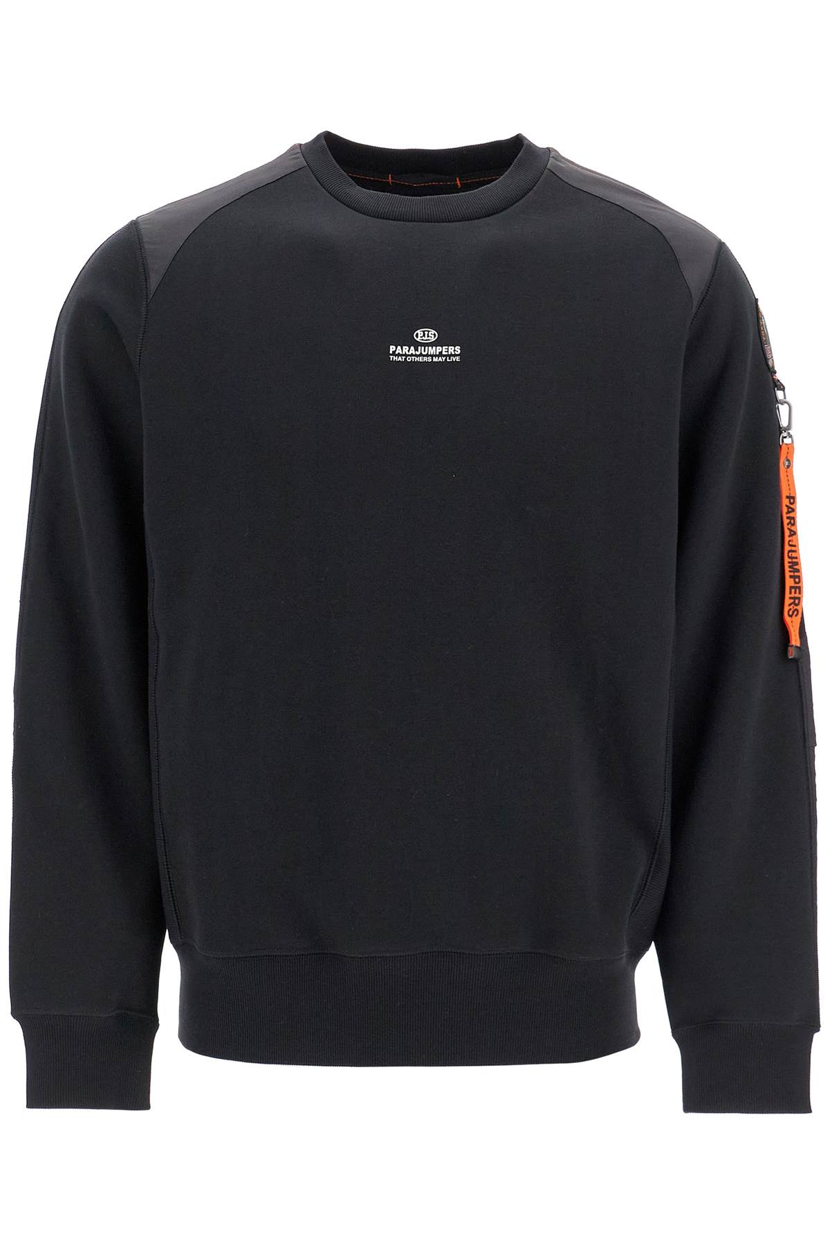 Shop Parajumpers Sabre Crewneck Sweat In Black (black)