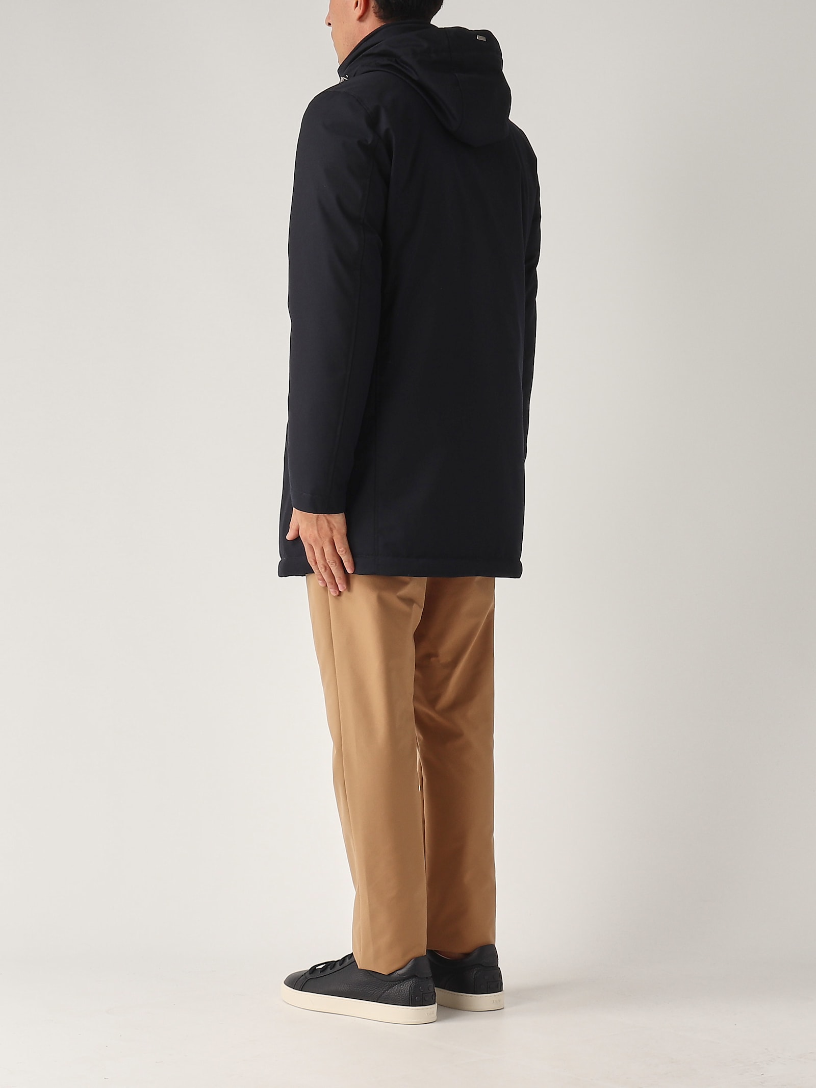 Shop Herno Piumino Uomo Jacket In Navy