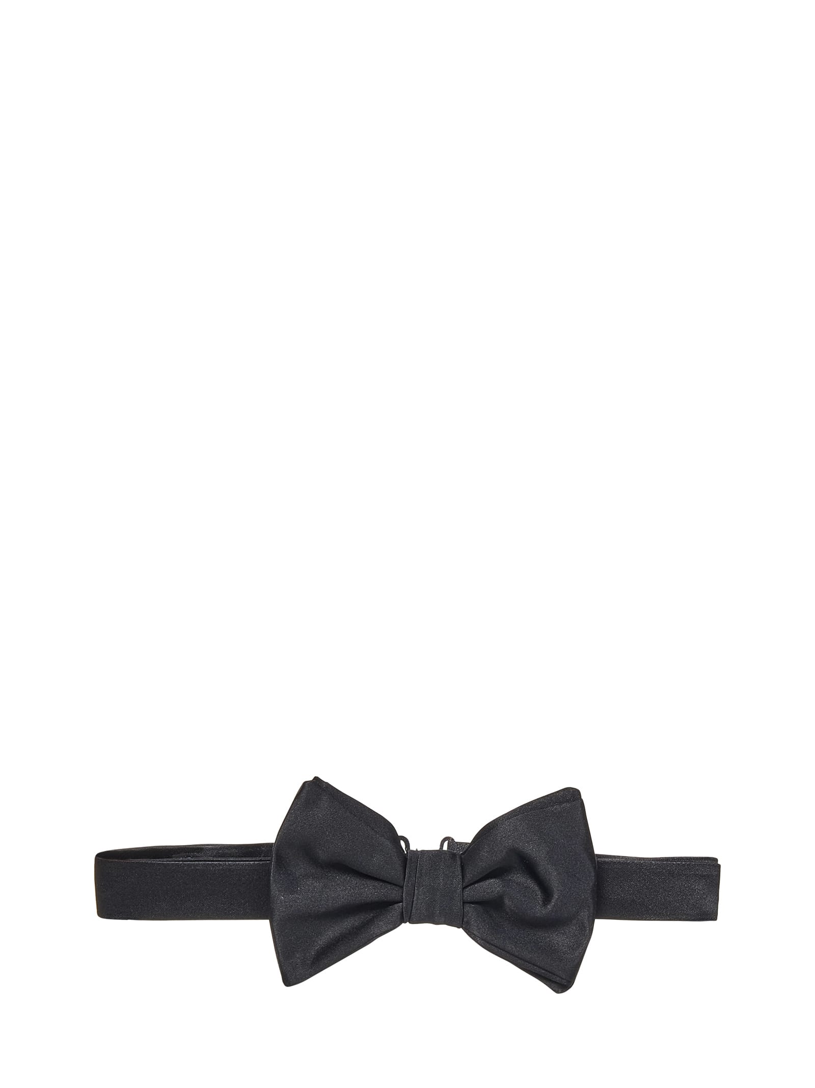 Shop Emporio Armani Bow Tie In Black