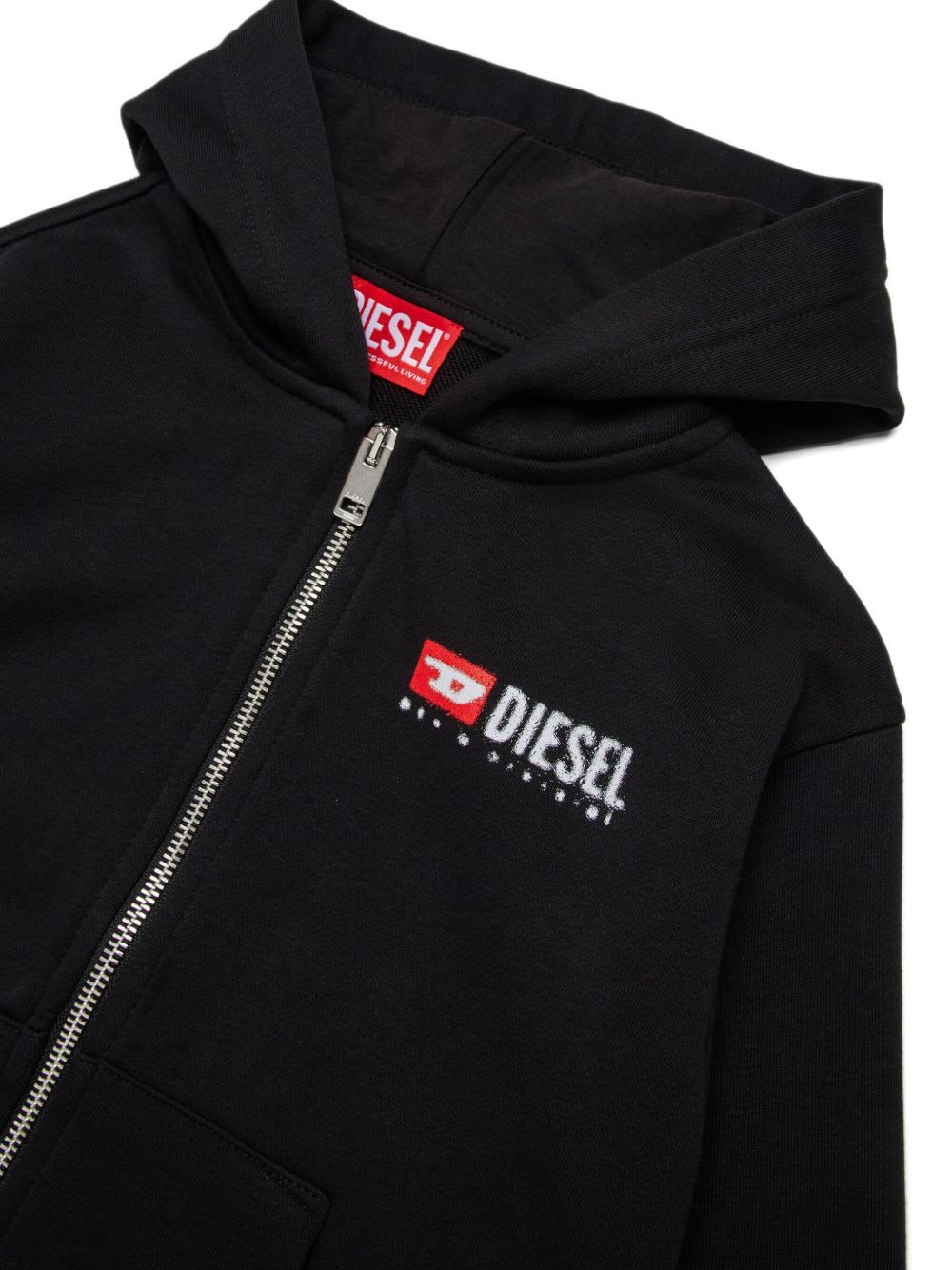 Diesel Sdropshoodz Over Sweatshirt In Black
