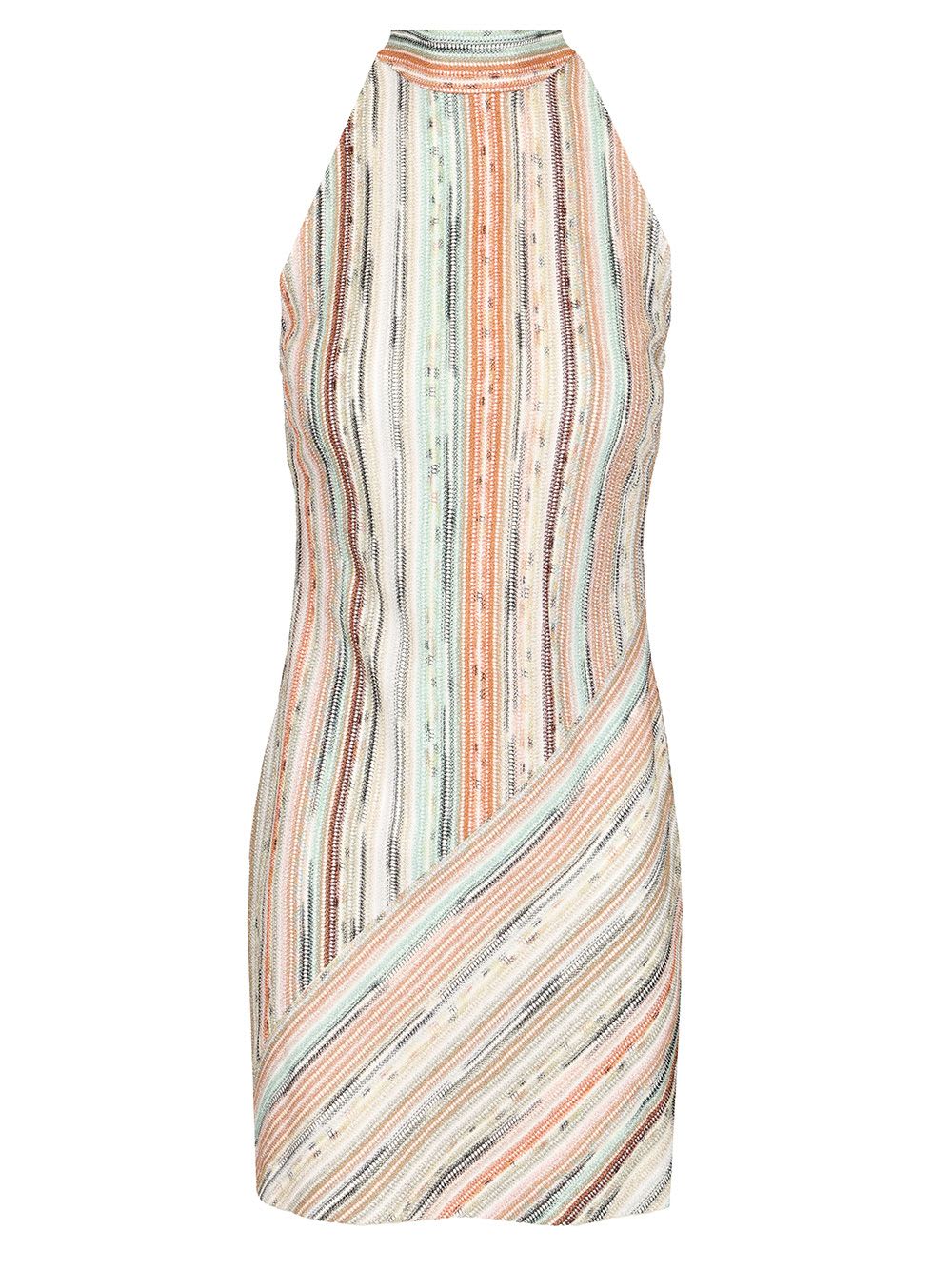 Missoni Women's Multicolor Viscose Blend Mini Dress | Size It 40 | Ds25sg1tbr002h Color Sm9kr