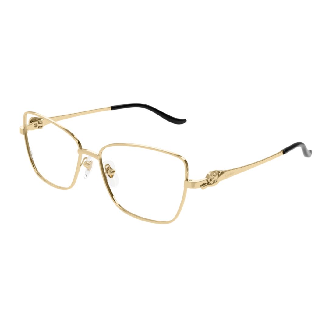 Cartier Ct0523o-001gold-gold-transparent In Gold