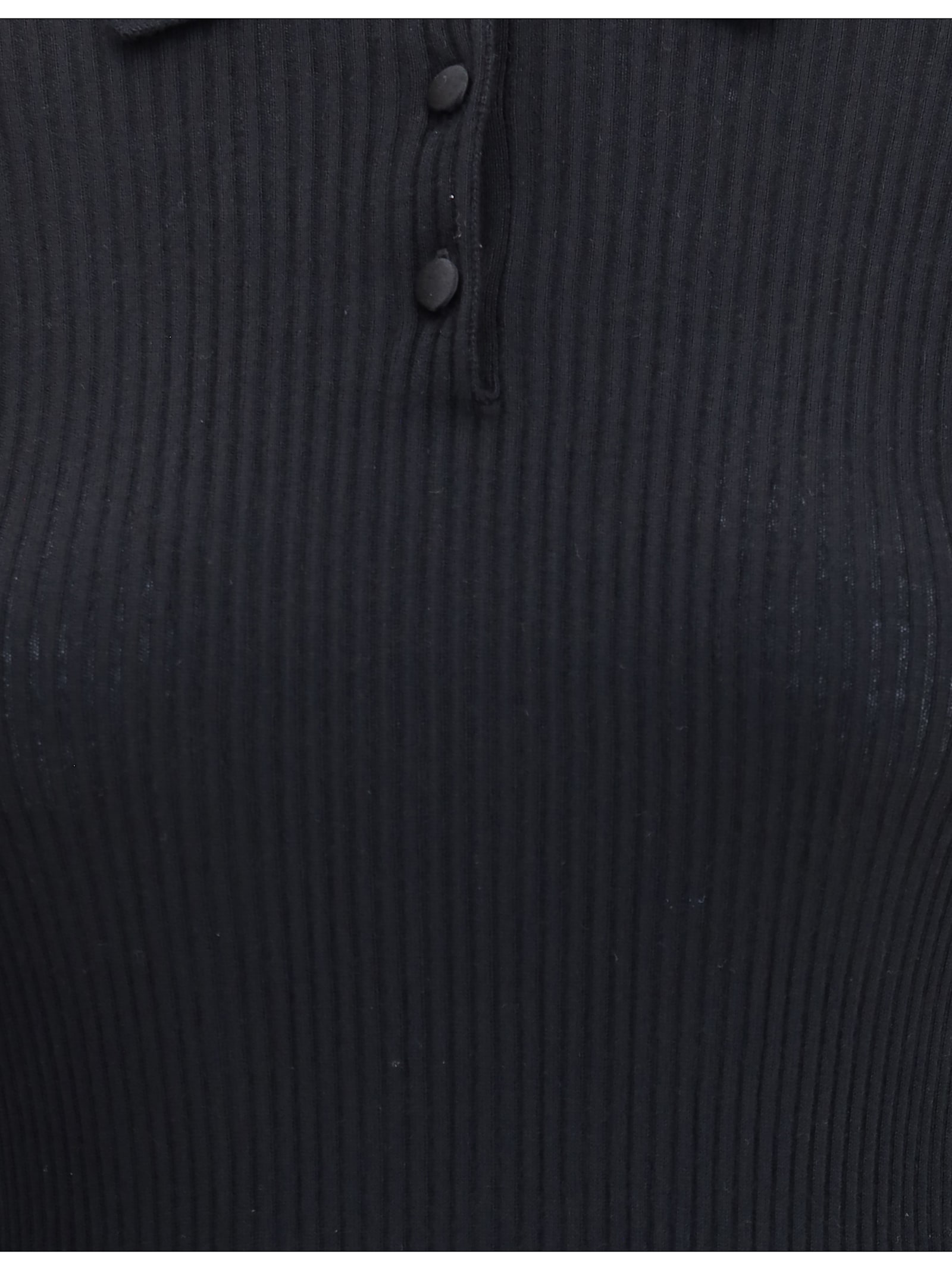 Dolce & Gabbana Ribbed Polo Sweater