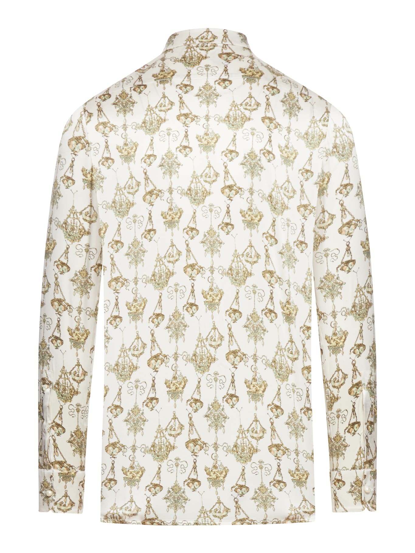 Shop Givenchy Shirt In Cream Ochre