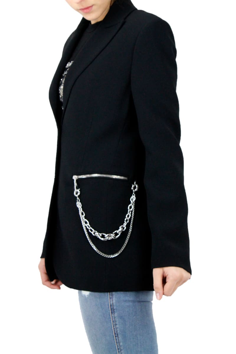 Ermanno Scervino Jackets In Black