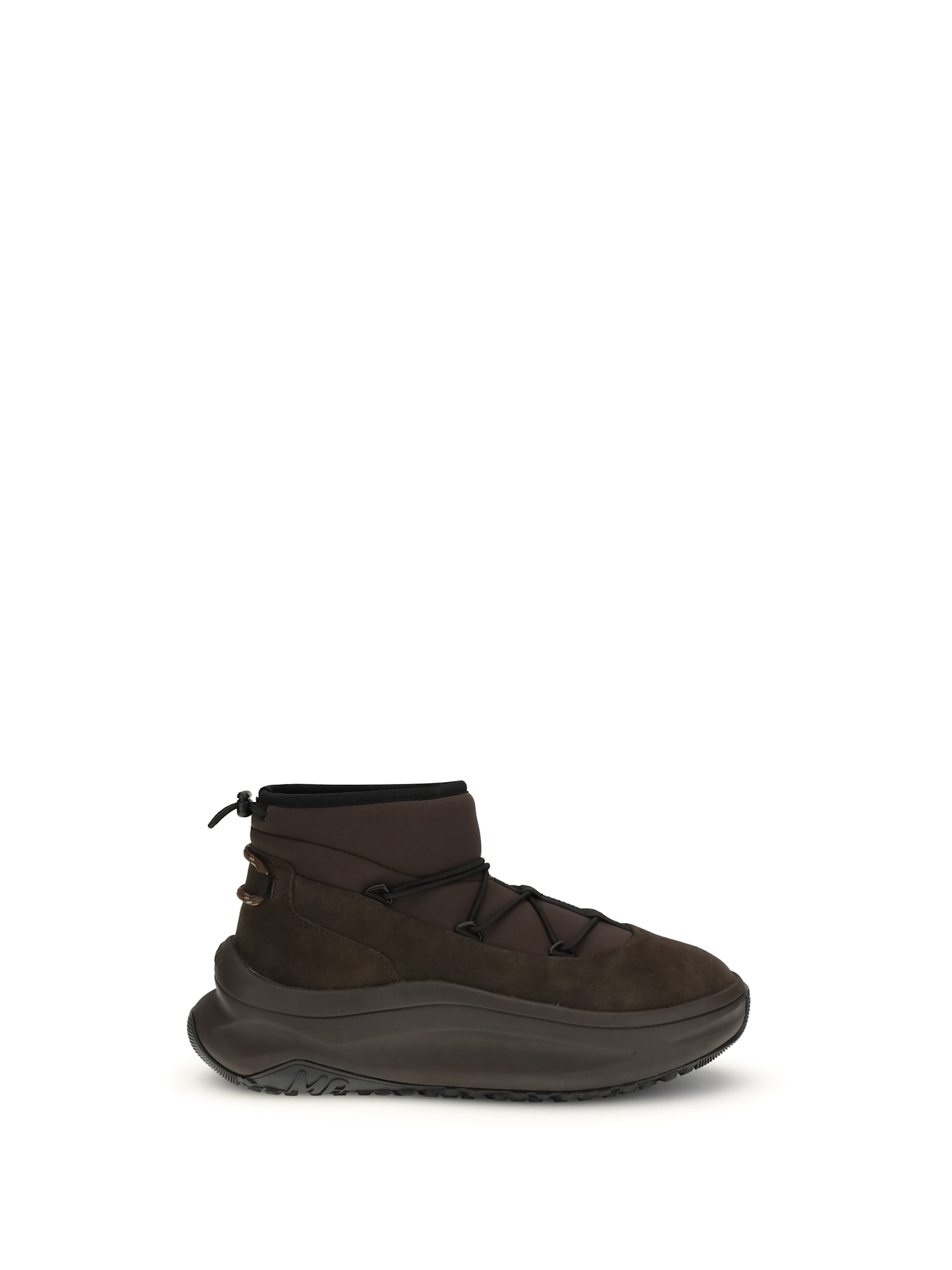 Moon Boot Brown Moon247 Slip-on Sneakers In Black