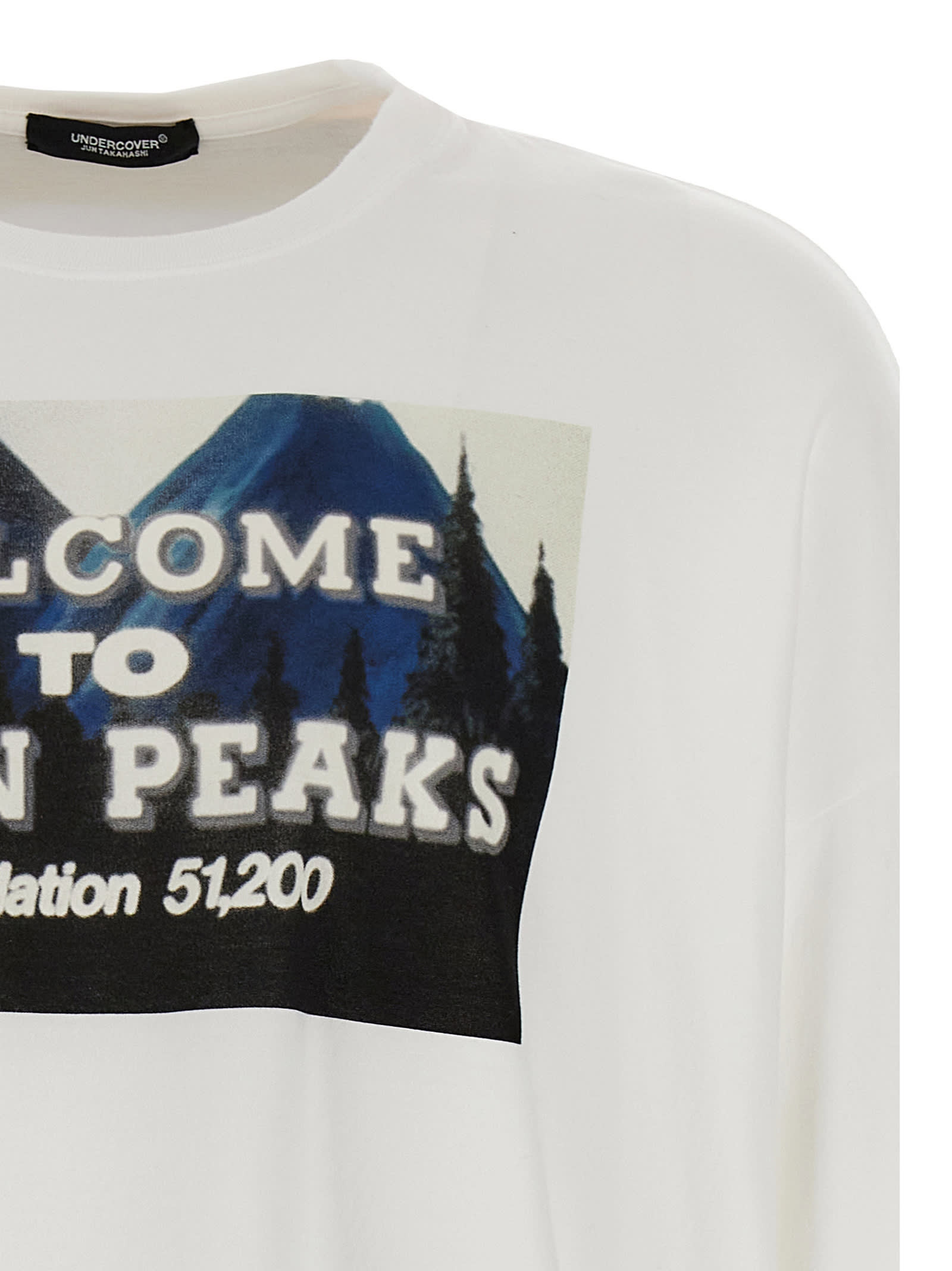 Shop Undercover Twin Peaks T-shirt In White