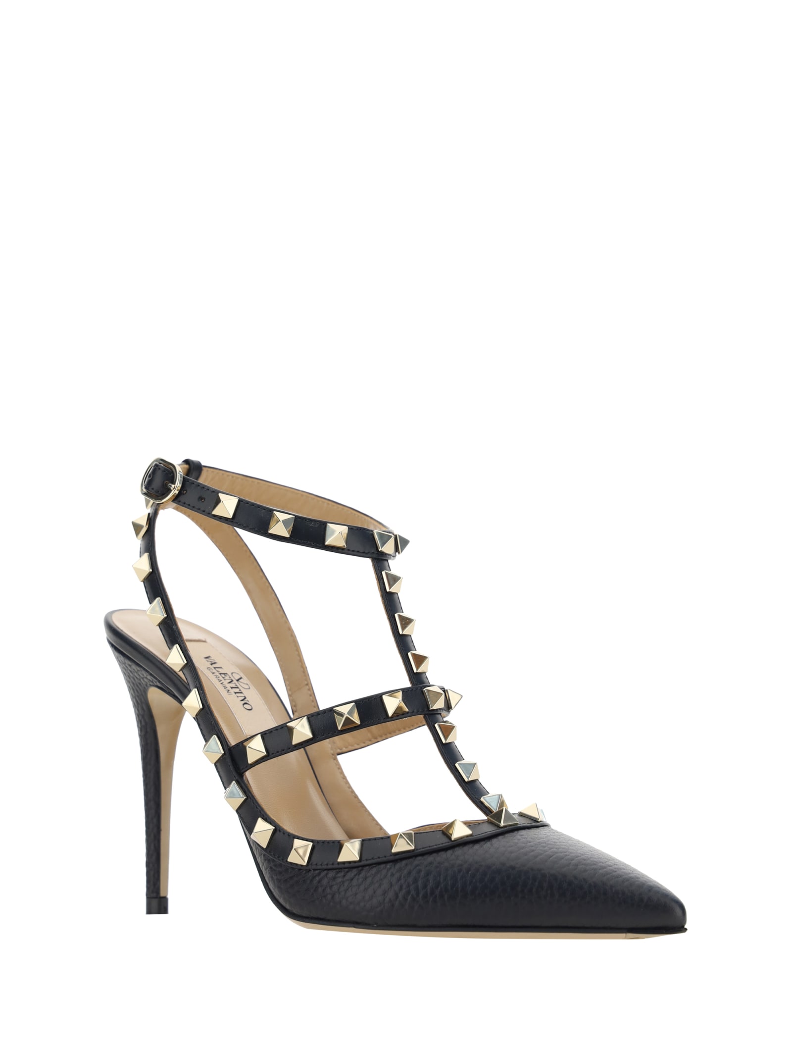 Shop Valentino Garavani Rockstud Pumps In Nero