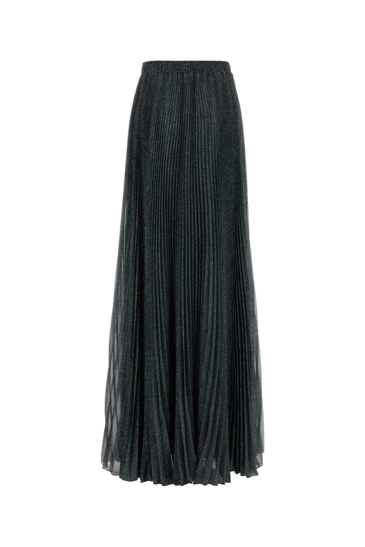 Ermanno Scervino Printed Polyester Skirt In Green