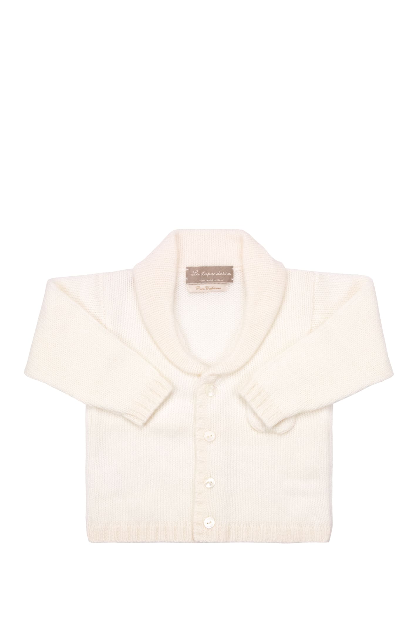 La Stupenderia Babies' Cashmere Cardigan In White