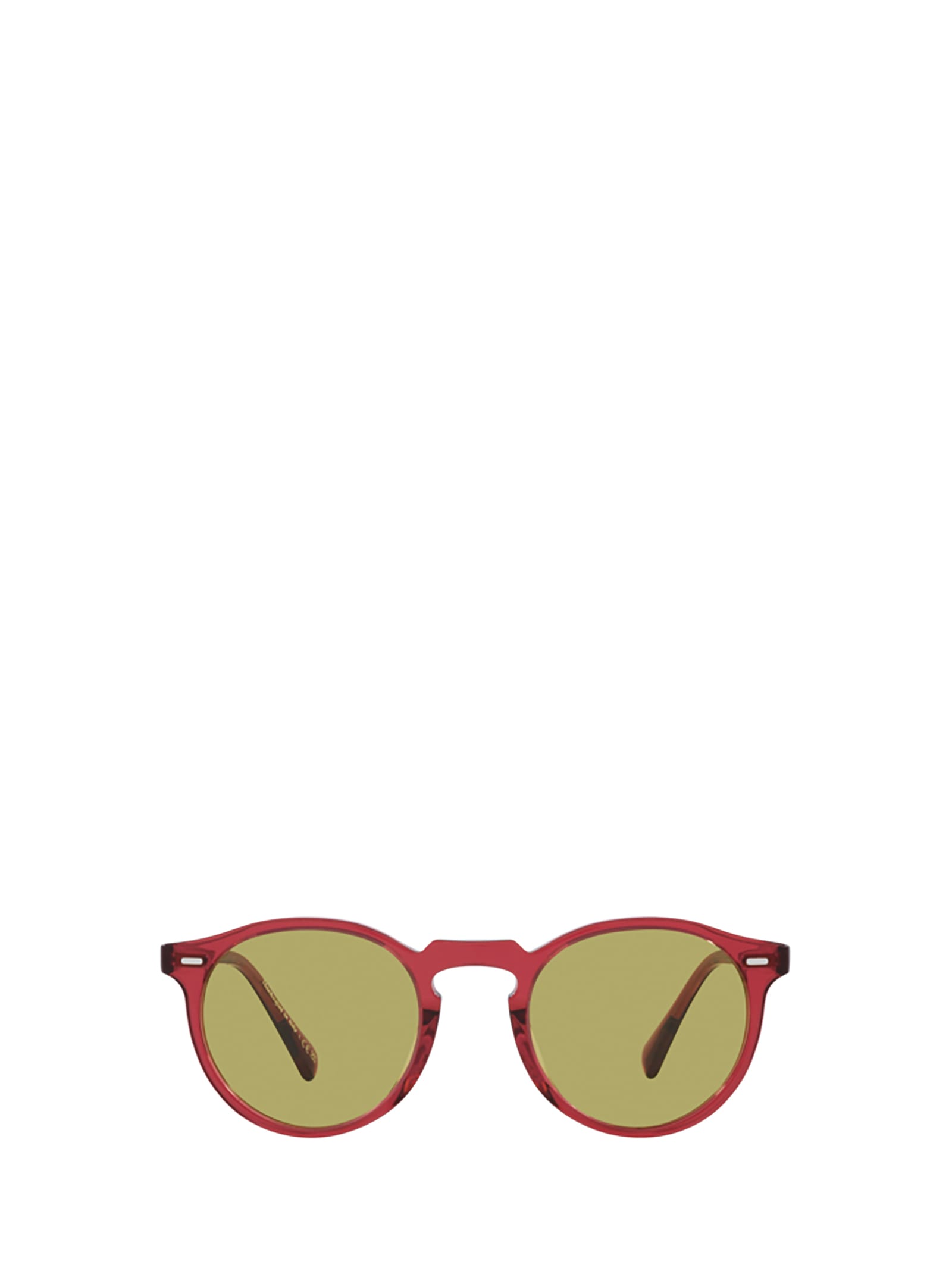 Shop Oliver Peoples Ov5217s Translucent Rust Sunglasses