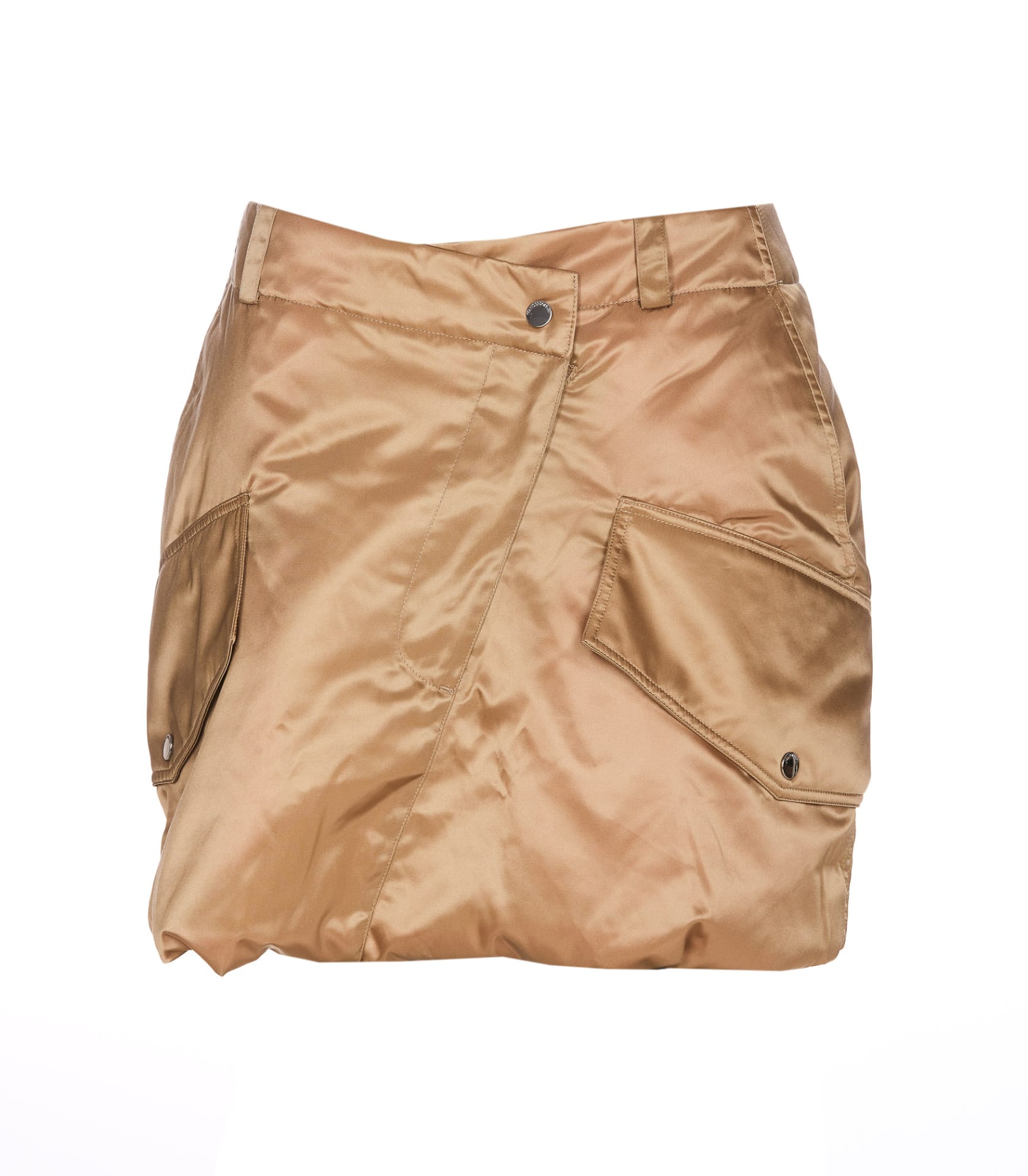 Shop Jw Anderson Padded Cargo Skirt In Beige