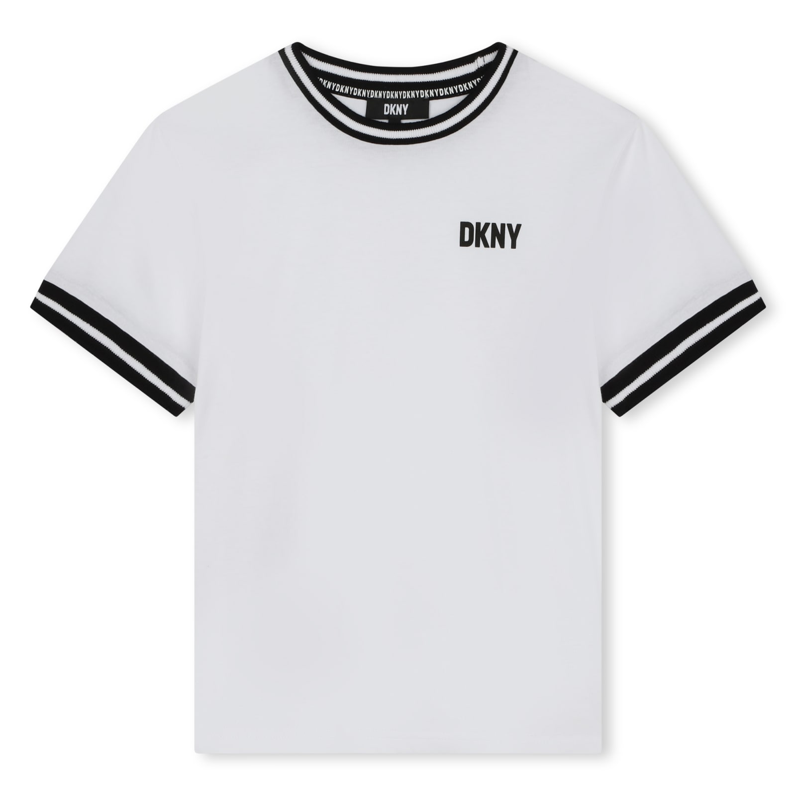 Dkny Kids' T-shirt Con Logo In White