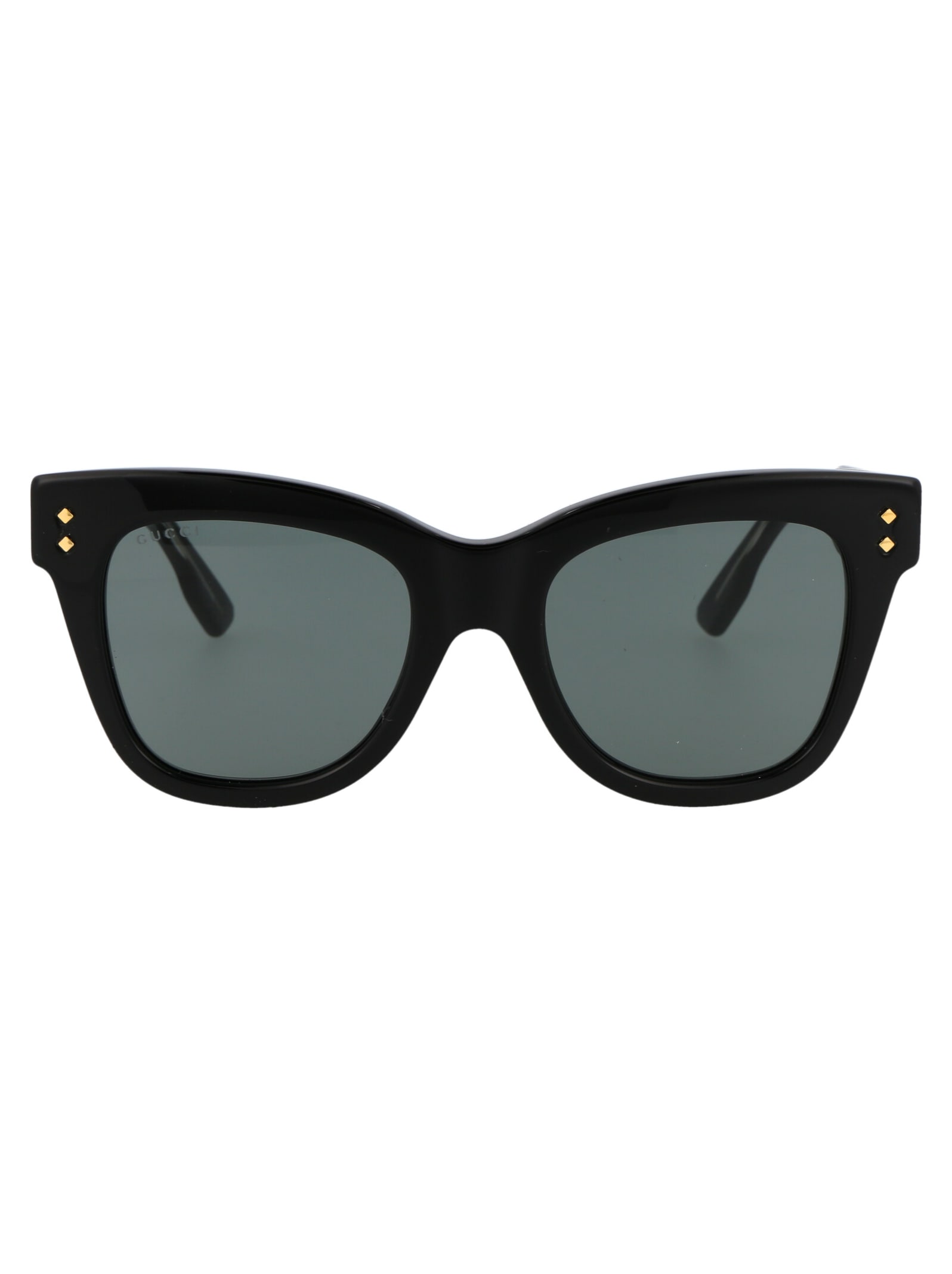 Gucci Gg1082s 001 Butterfly Sunglasses In Black