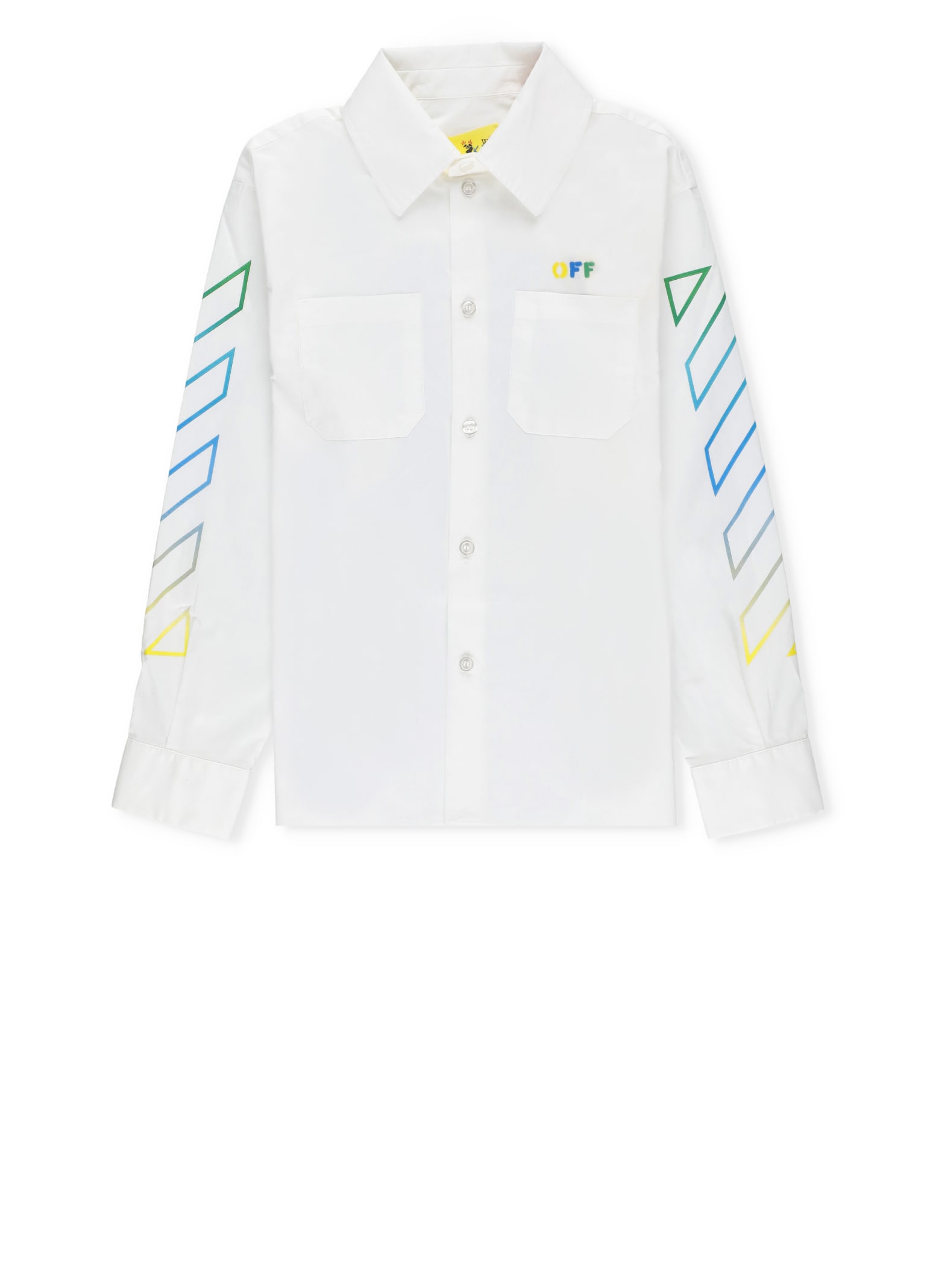 Shop Off-white Shirt With Logo In White