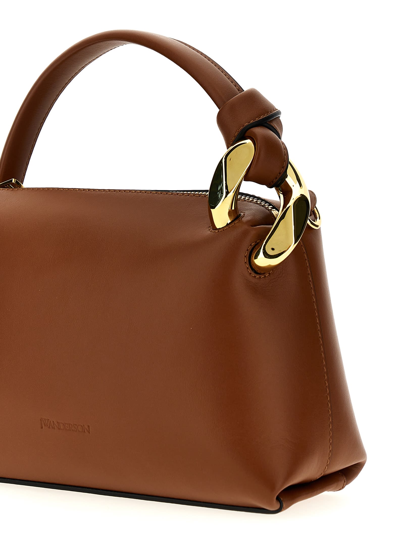 Jw Anderson J. W. Anderson The Jwa Corner Bag Small In Tan