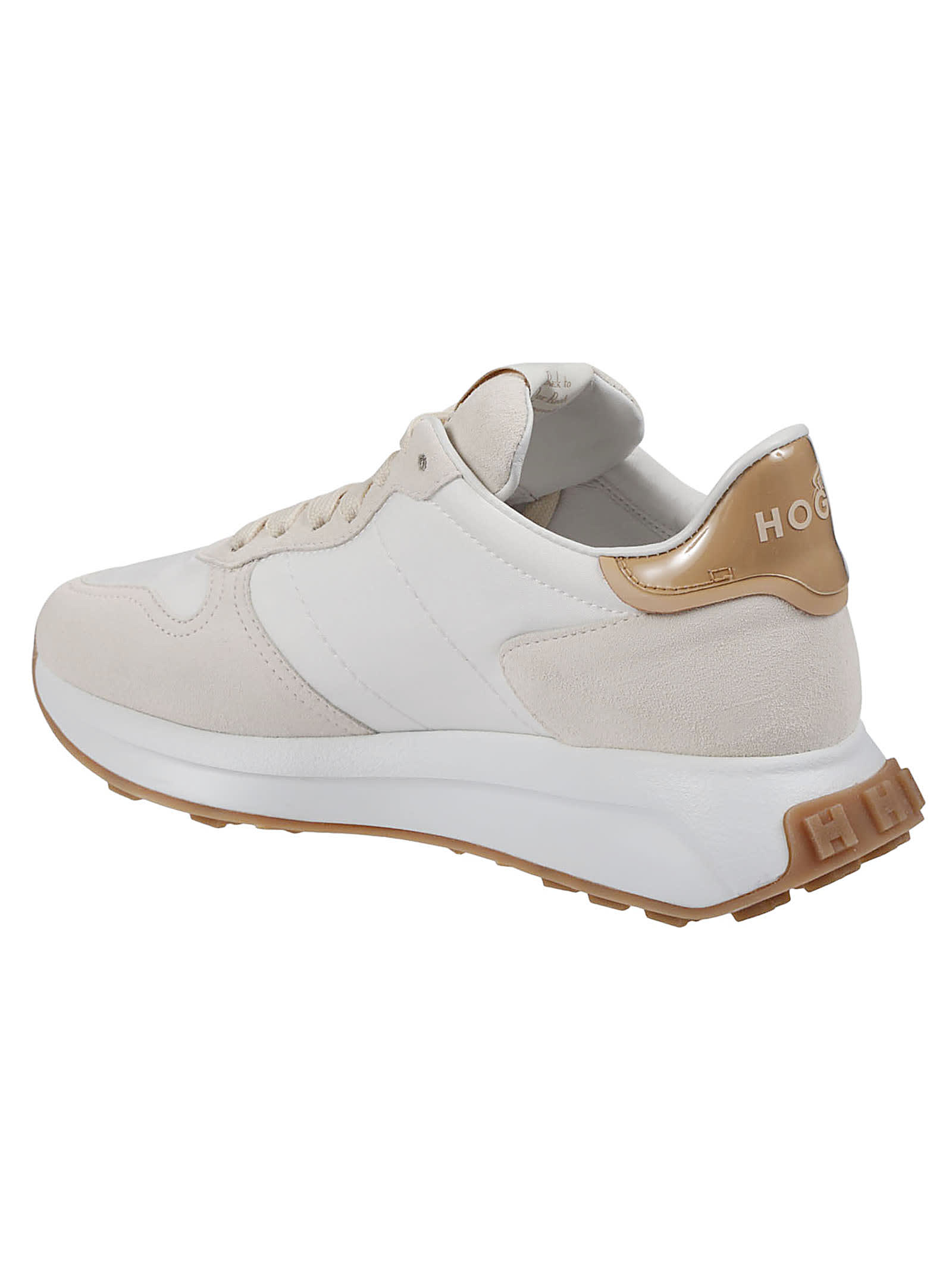 Shop Hogan H641 Sneakers In Bianco