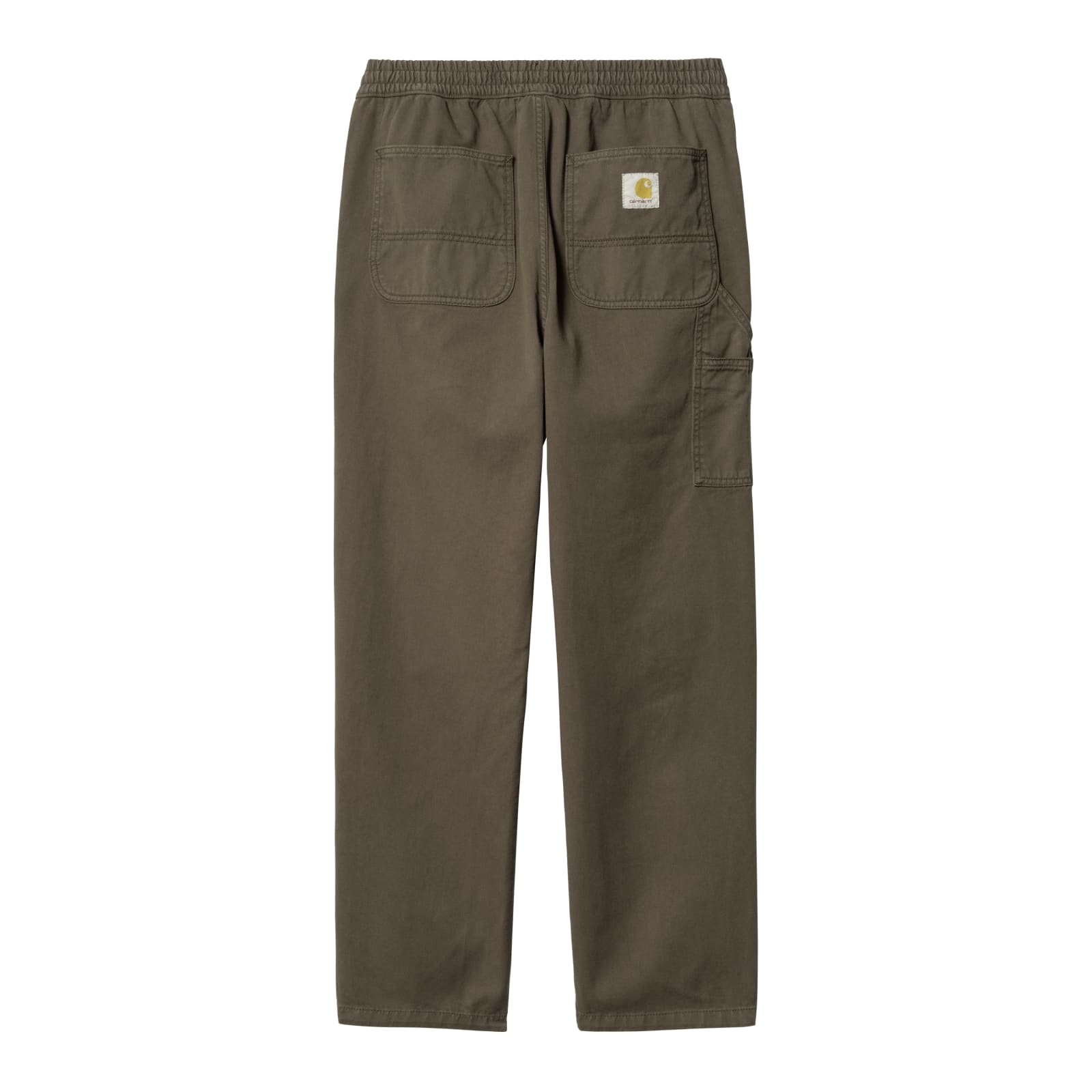 Carhartt Elastic-waist Cotton Pants In Gd Mirage