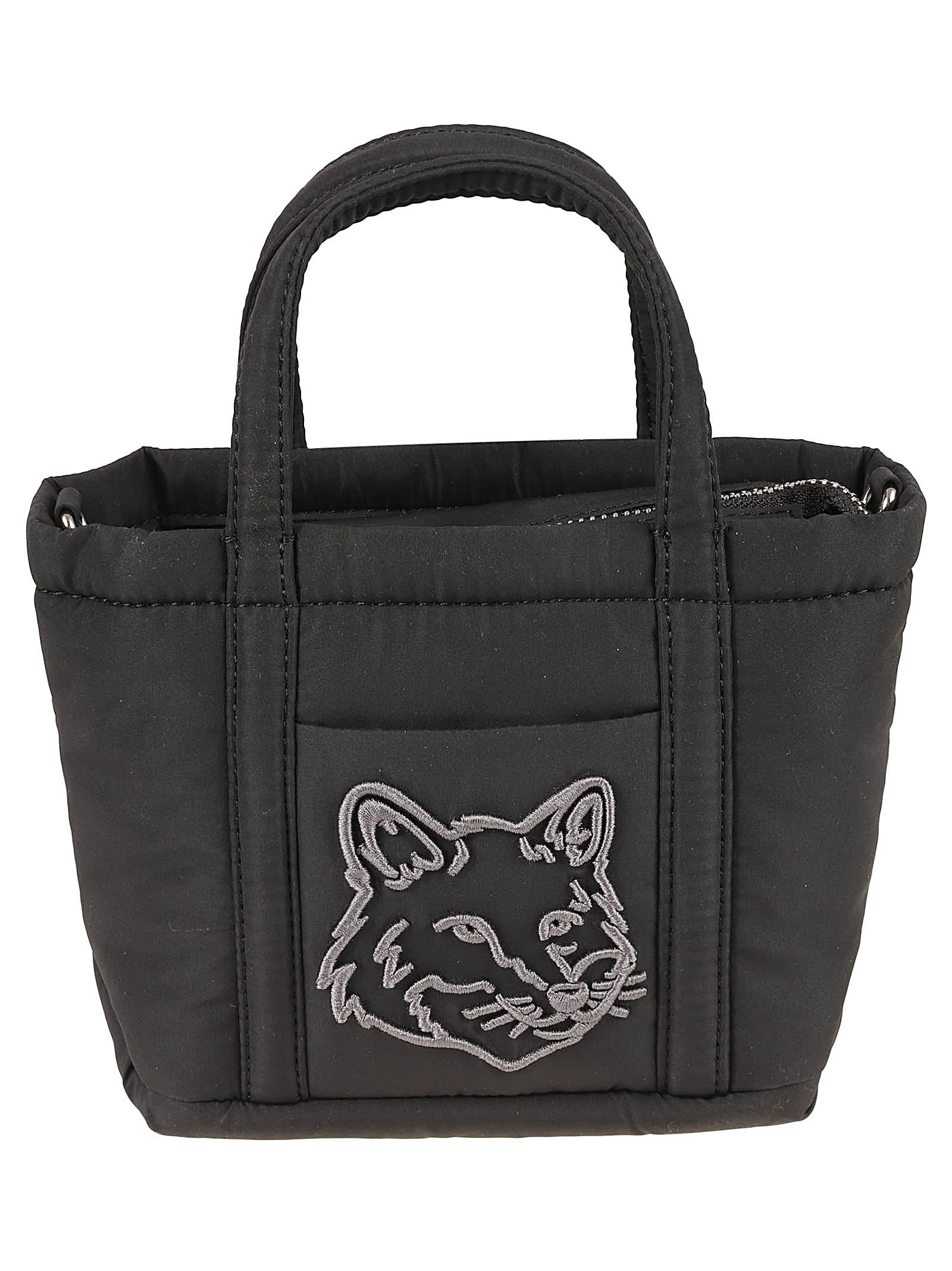 Maison Kitsuné Fox Head Puffer Mini Tote