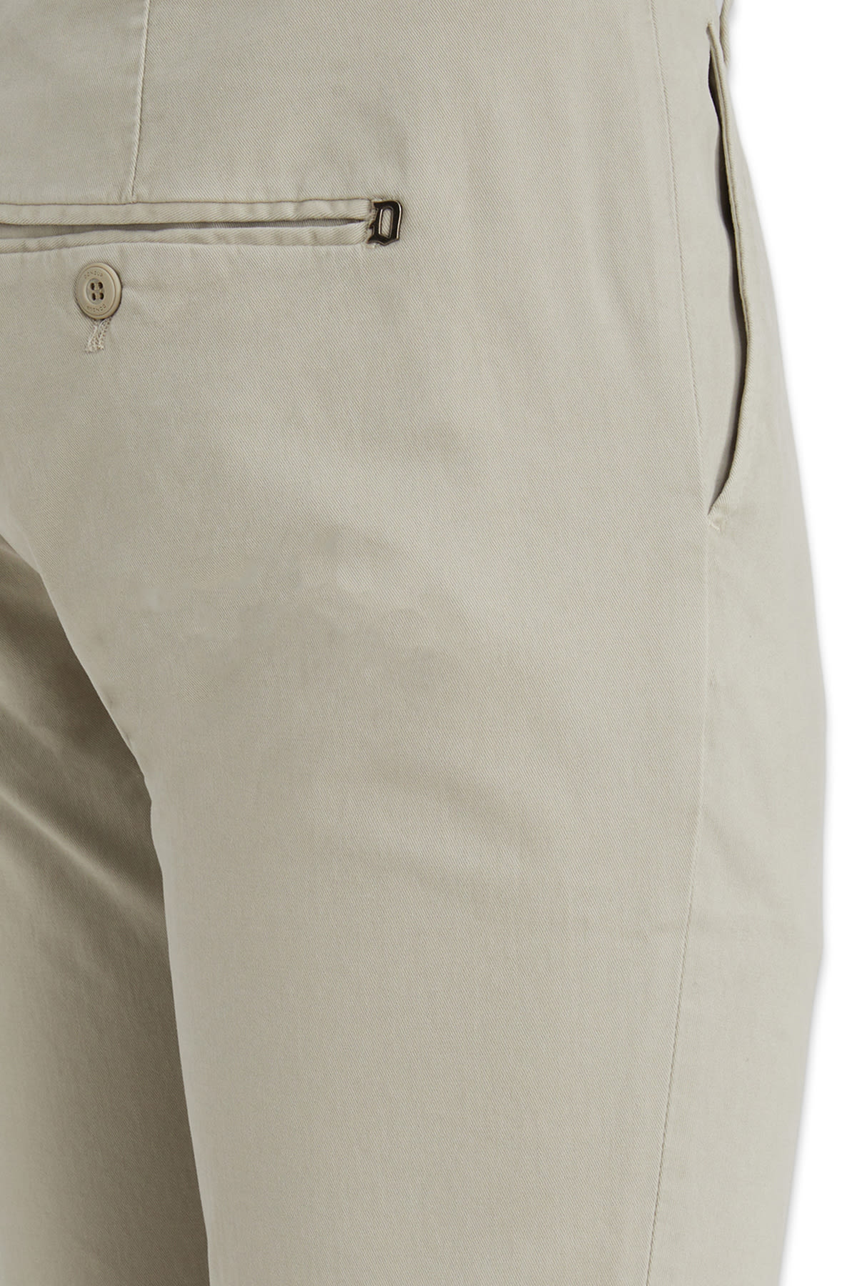 Dondup Gaubert Cotton Chino Trousers In 10