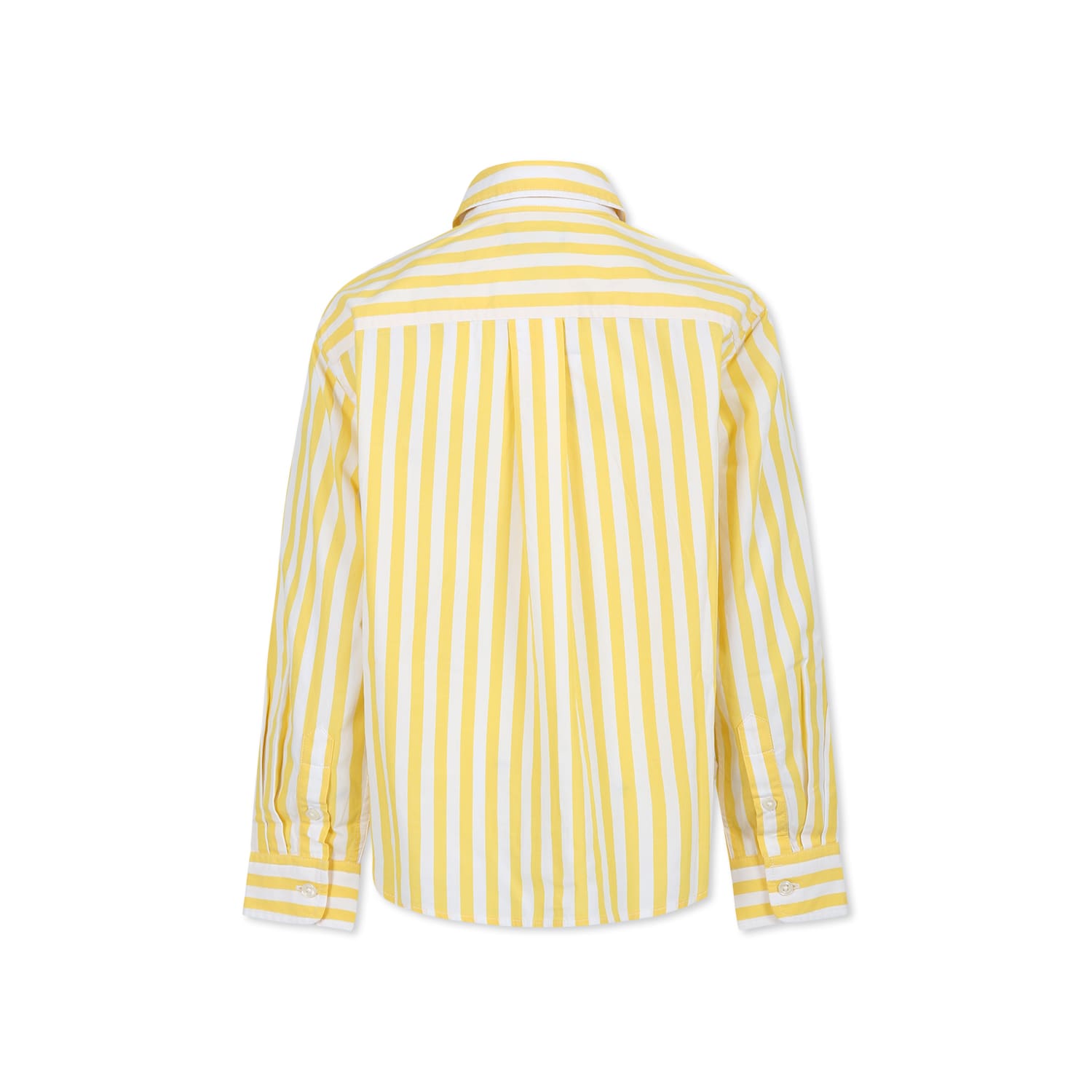 Polo Ralph Lauren Yellow Shirt For Boy With Horse In Yellow