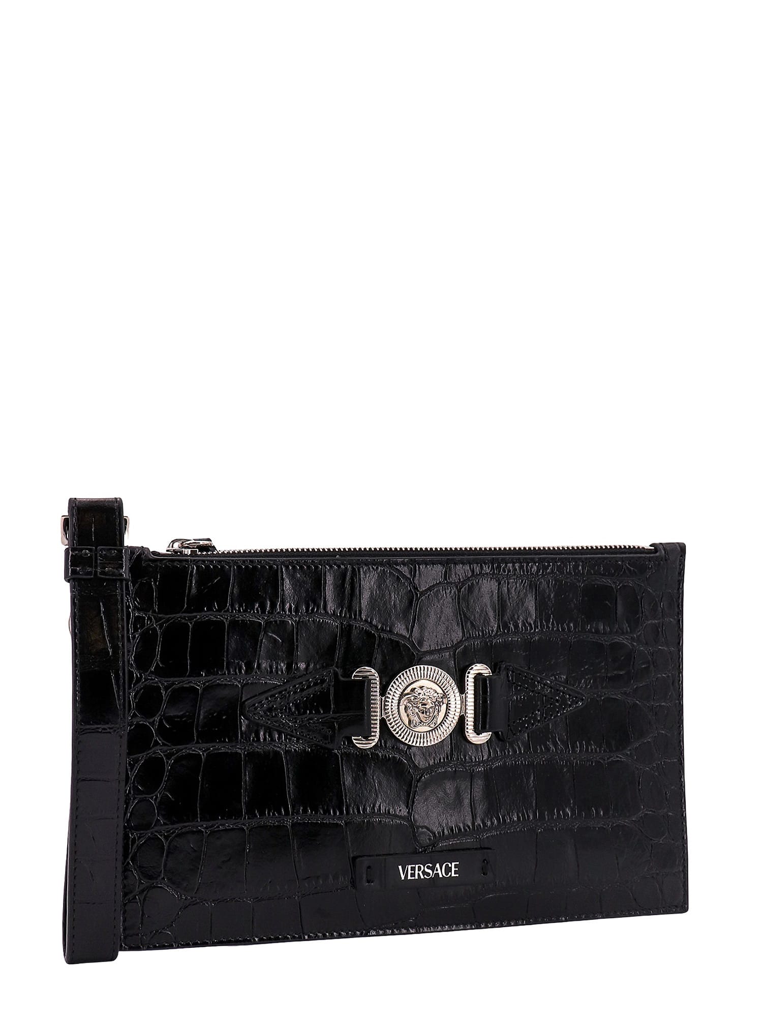 Shop Versace Clutch In Black
