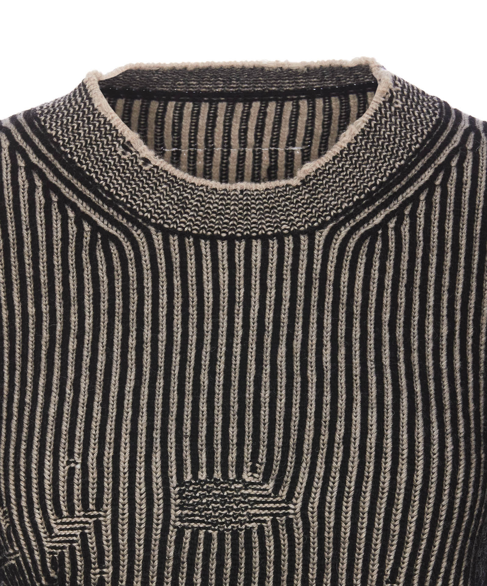 Shop Mm6 Maison Margiela Sweater In Grey