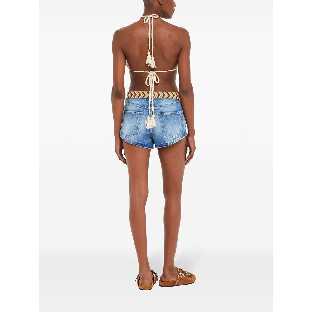 Alanui Cape Jasmine Bikini Top In White