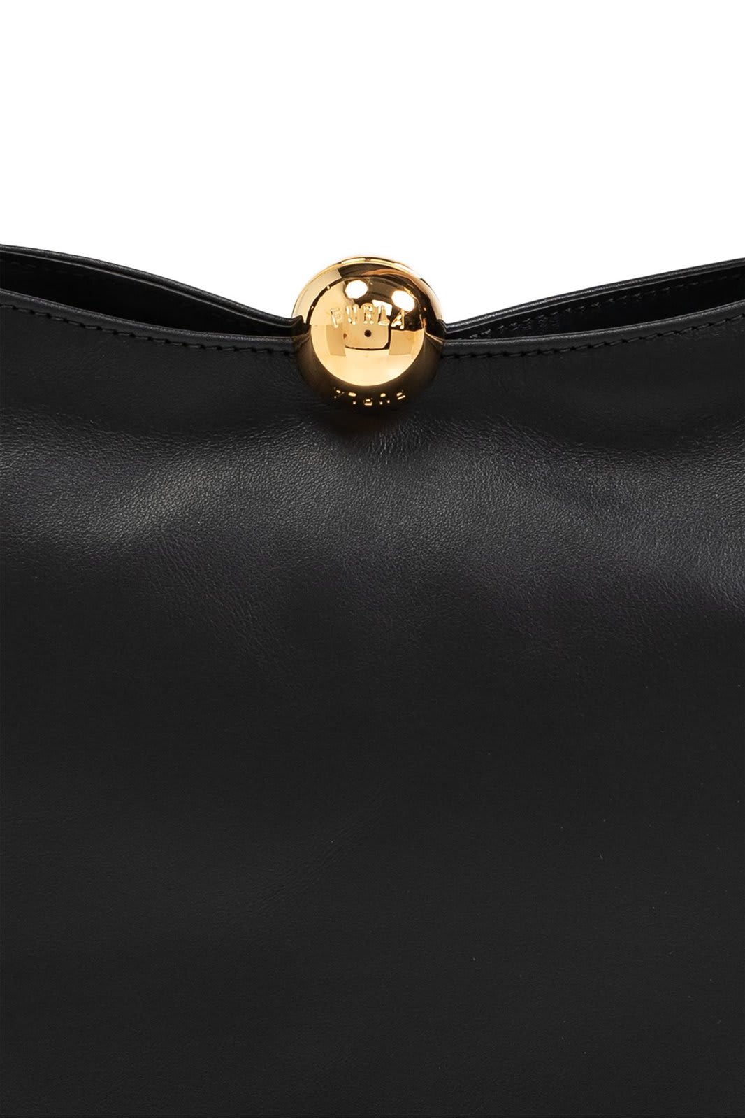 Furla Sfera Soft M Shoulder Bag In Black