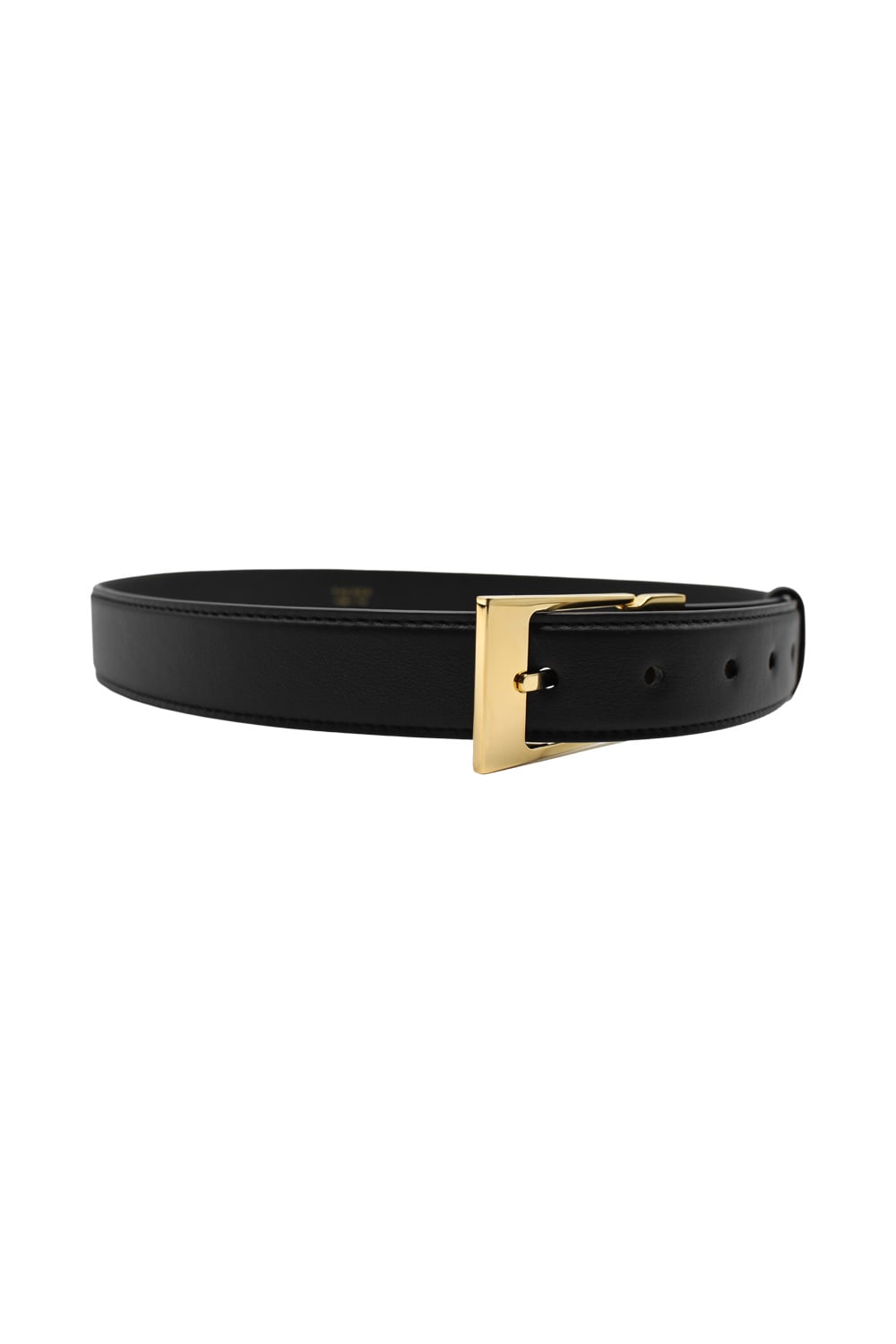 The Row Frame Leather Belt In Black