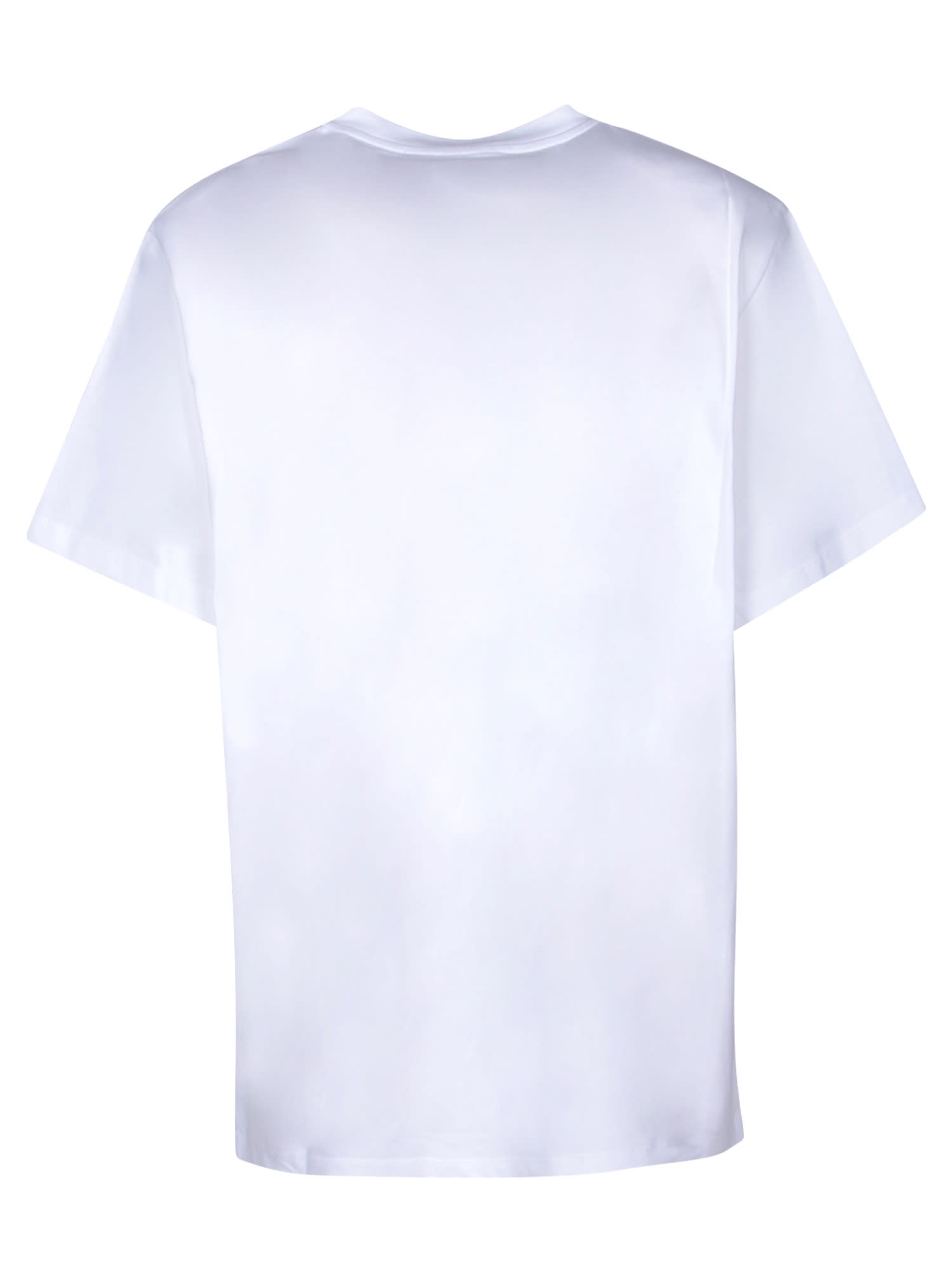 Shop Stella Mccartney Glitter Logo White T-shirt