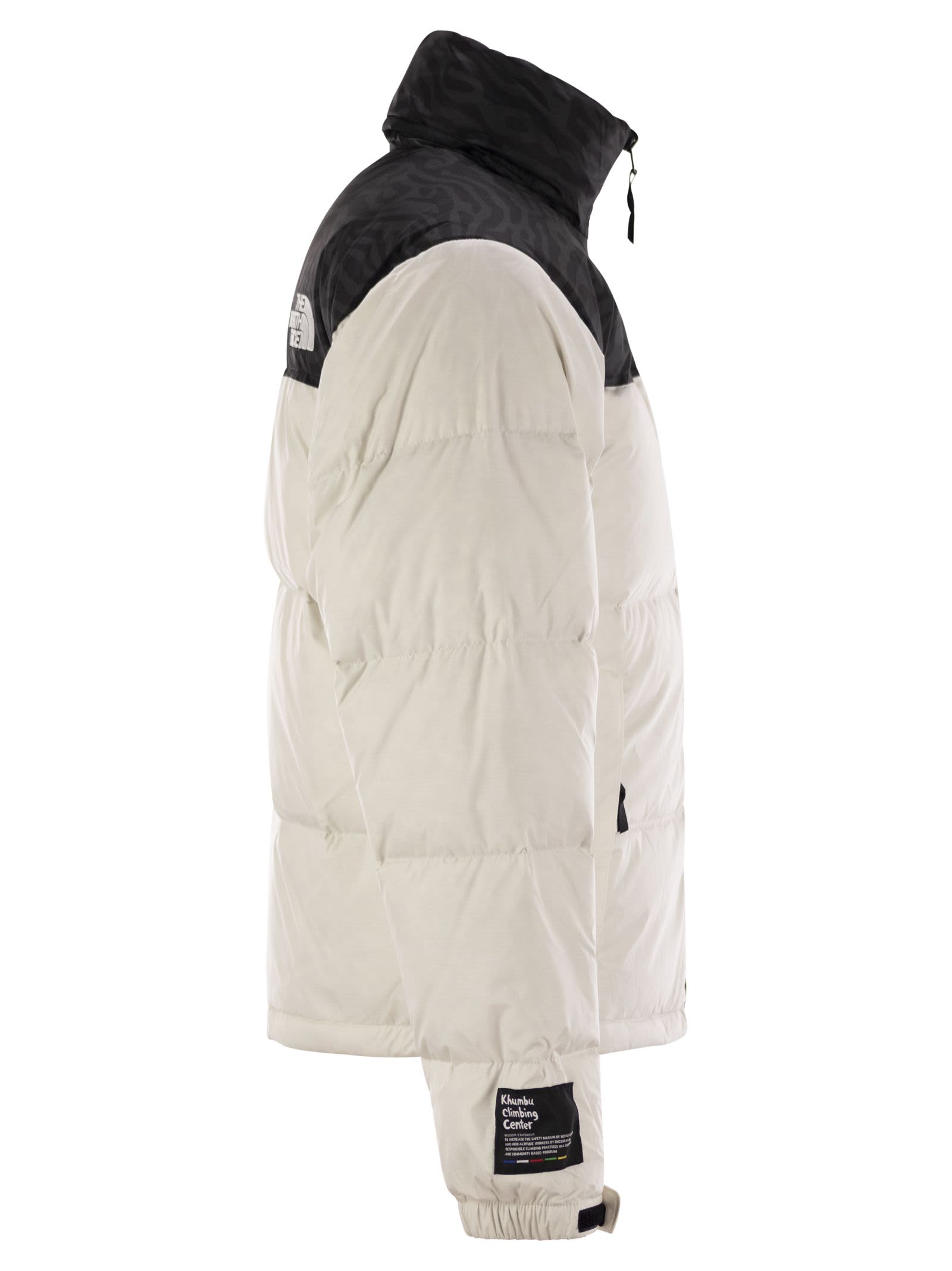 Shop The North Face Retro Nuptse 1996 - Short Down Jacket In White/black