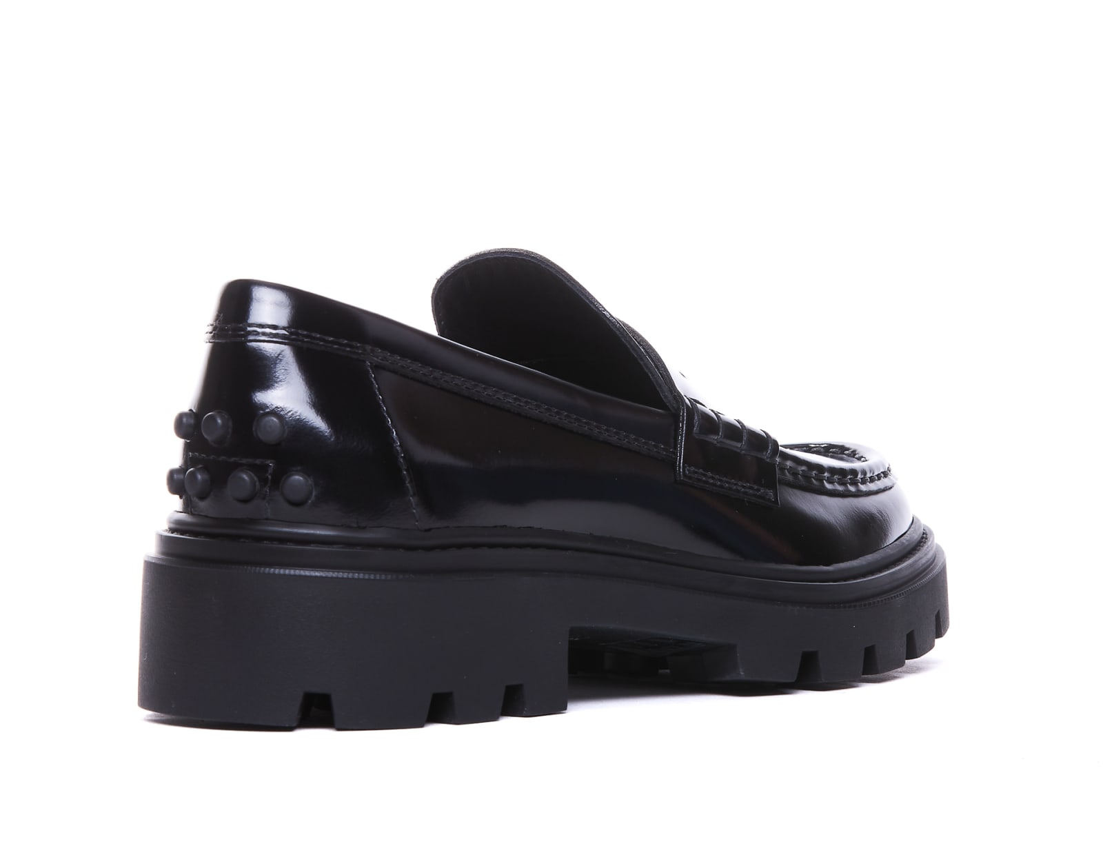 Shop Tod's Loafers In Black