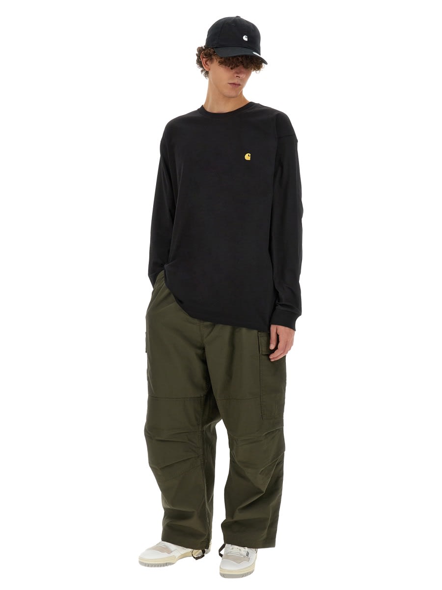 Carhartt Men's American Script Sweatshirt In Black