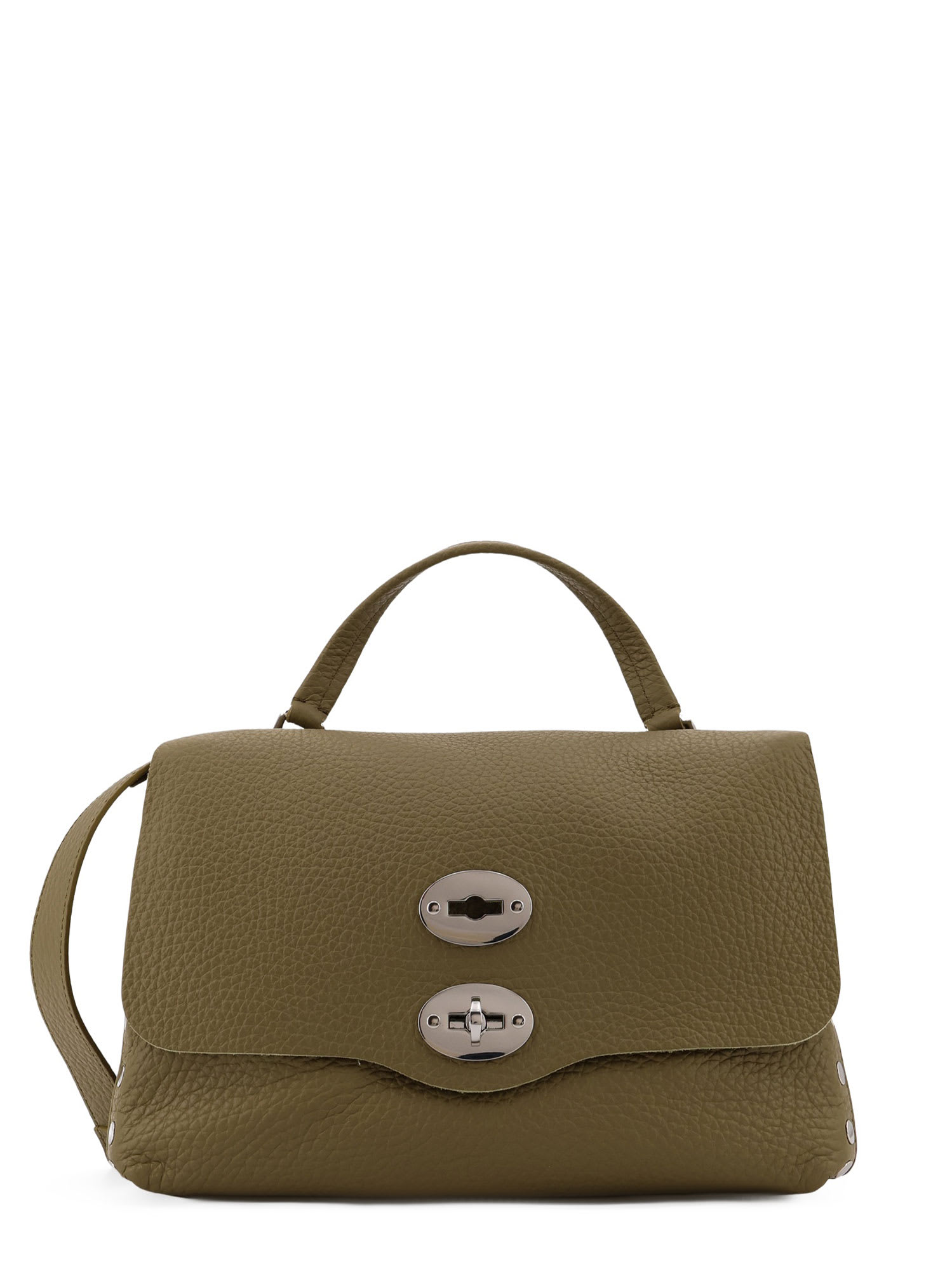 Zanellato Postina S Leather Crossbody Bag In Green