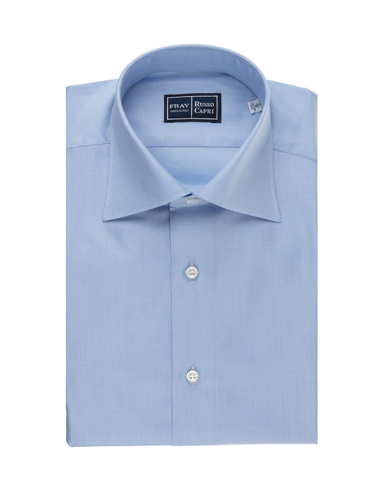 Regular Fit Shirt In Light Blue Oxford Cotton