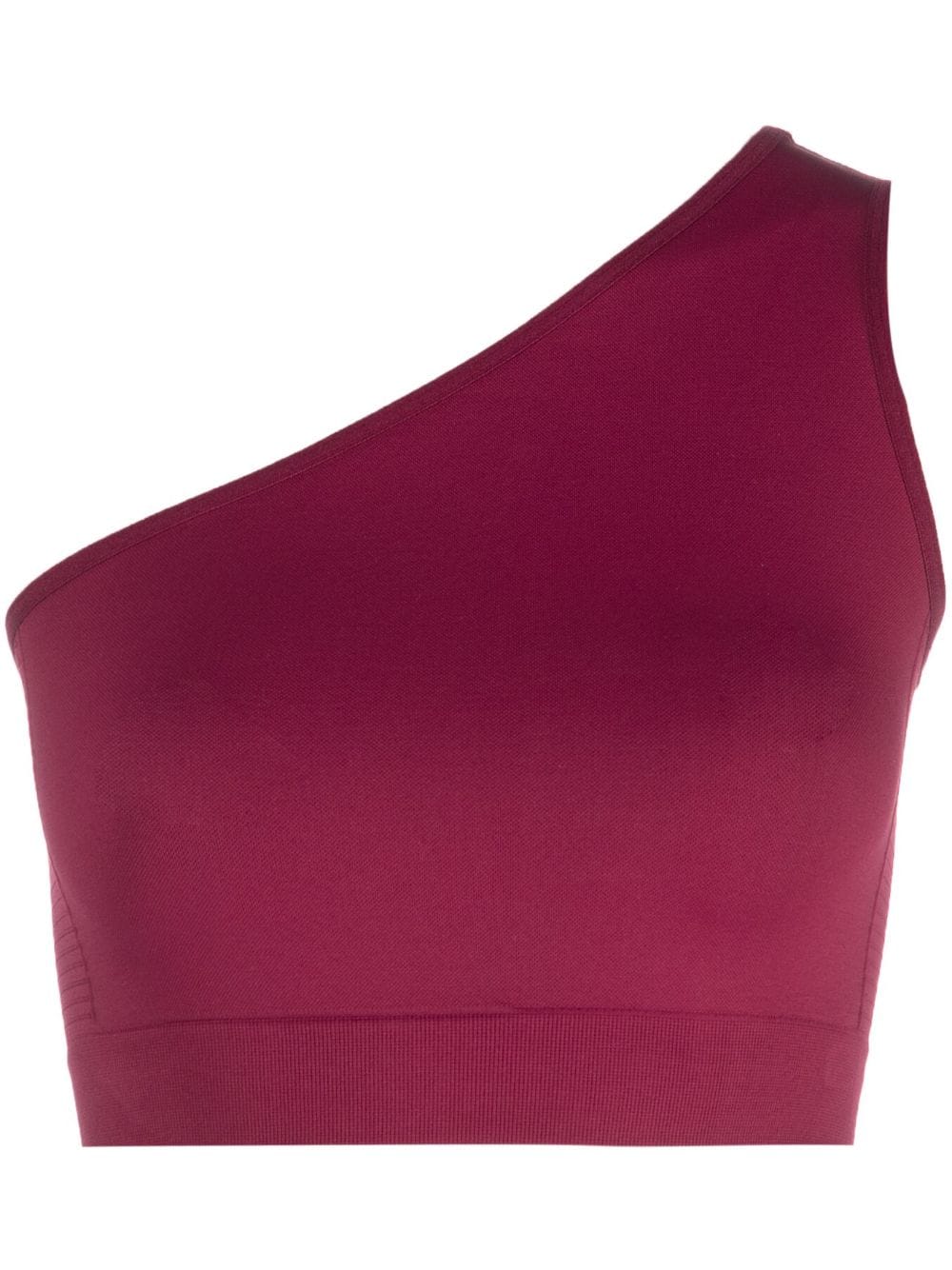 Rick Owens Knitted One-shoulder Bandeau Top In Pink