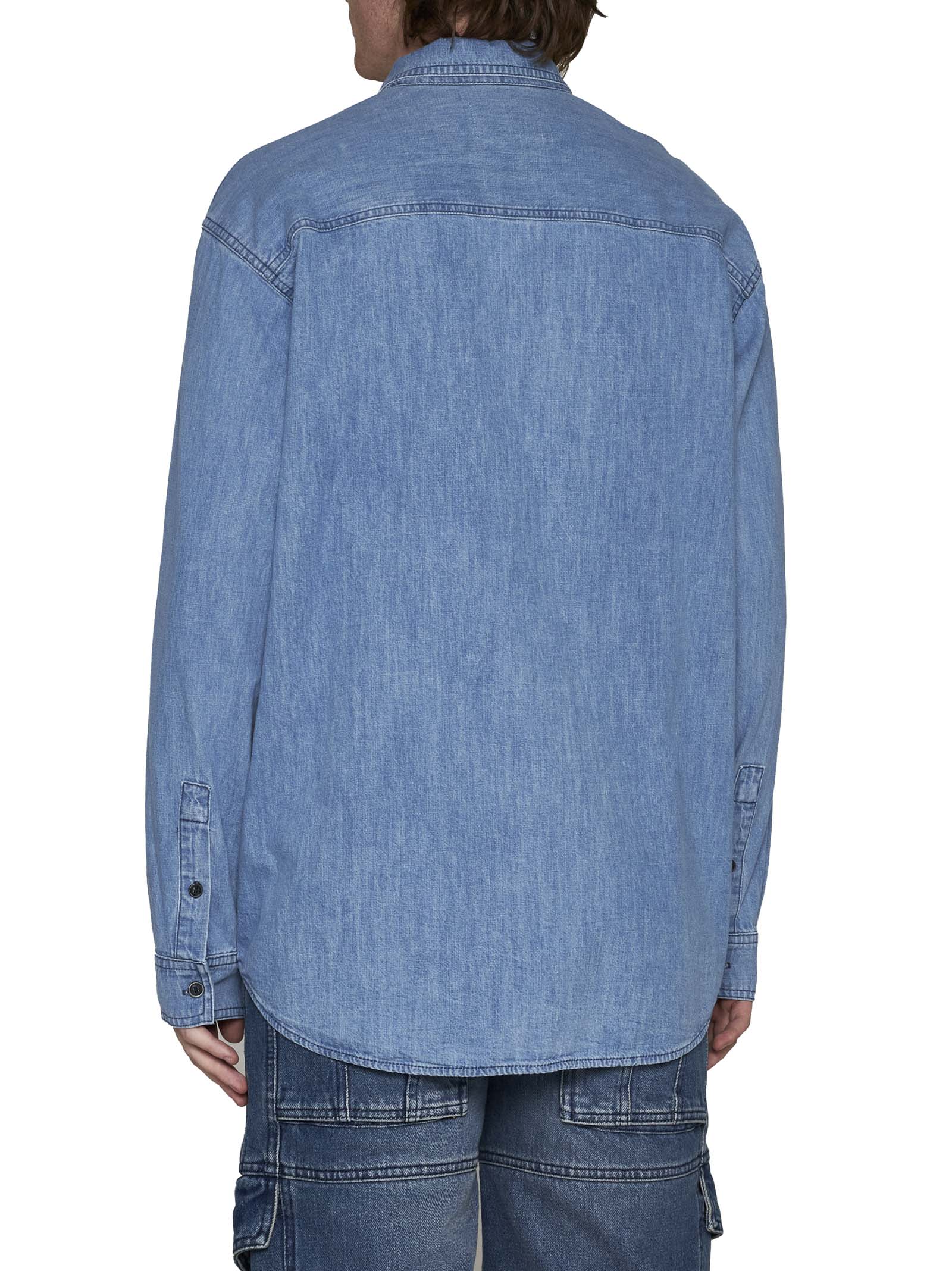 Shop Isabel Marant Shirt In Blue