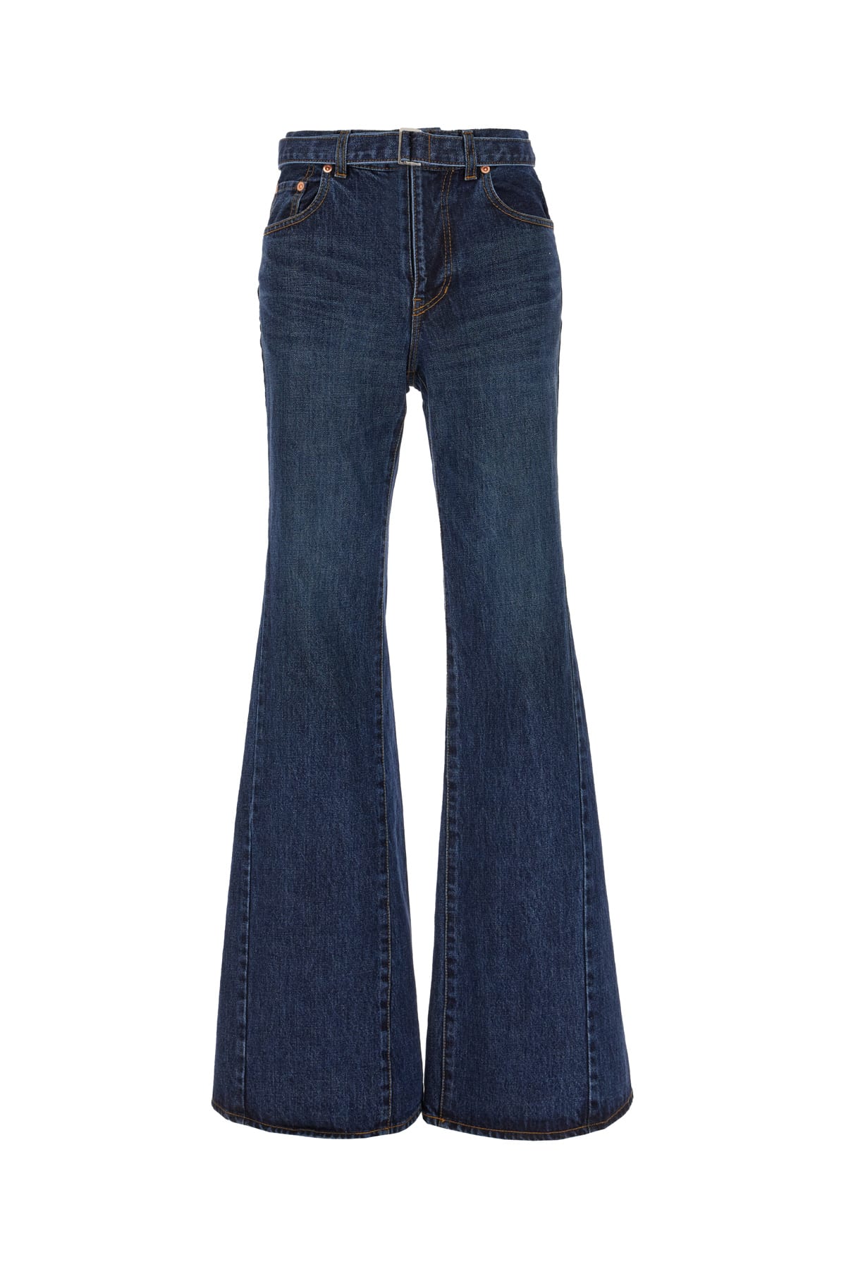 Sacai Denim Jeans In Blue