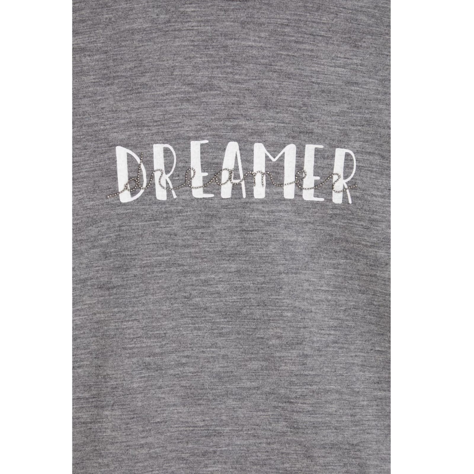 Shop Brunello Cucinelli Dreamer Jersey T-shirt In Gray