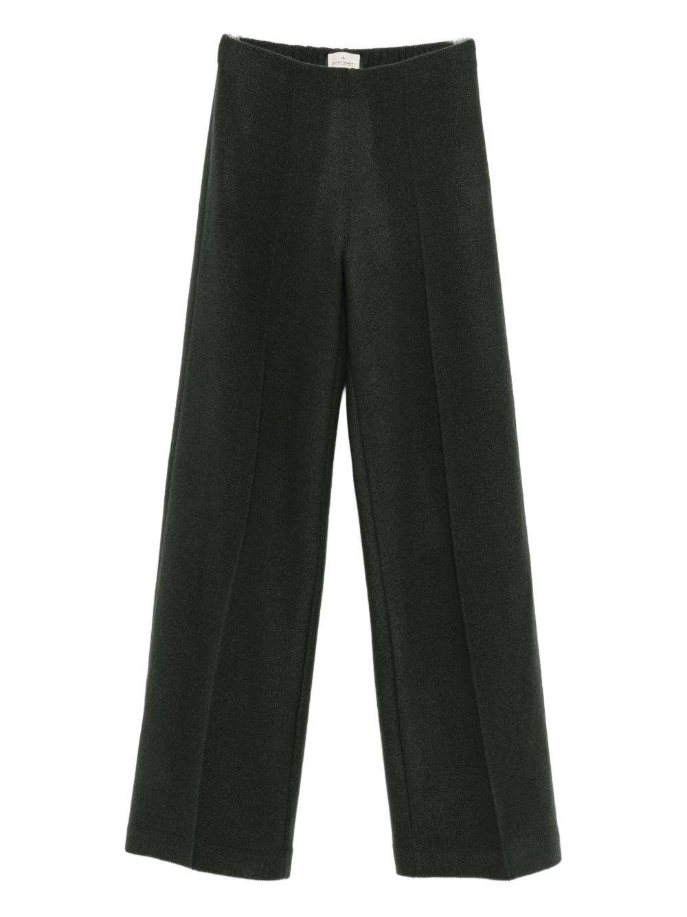 Bruno Manetti Elasticated-waist Trousers In Green
