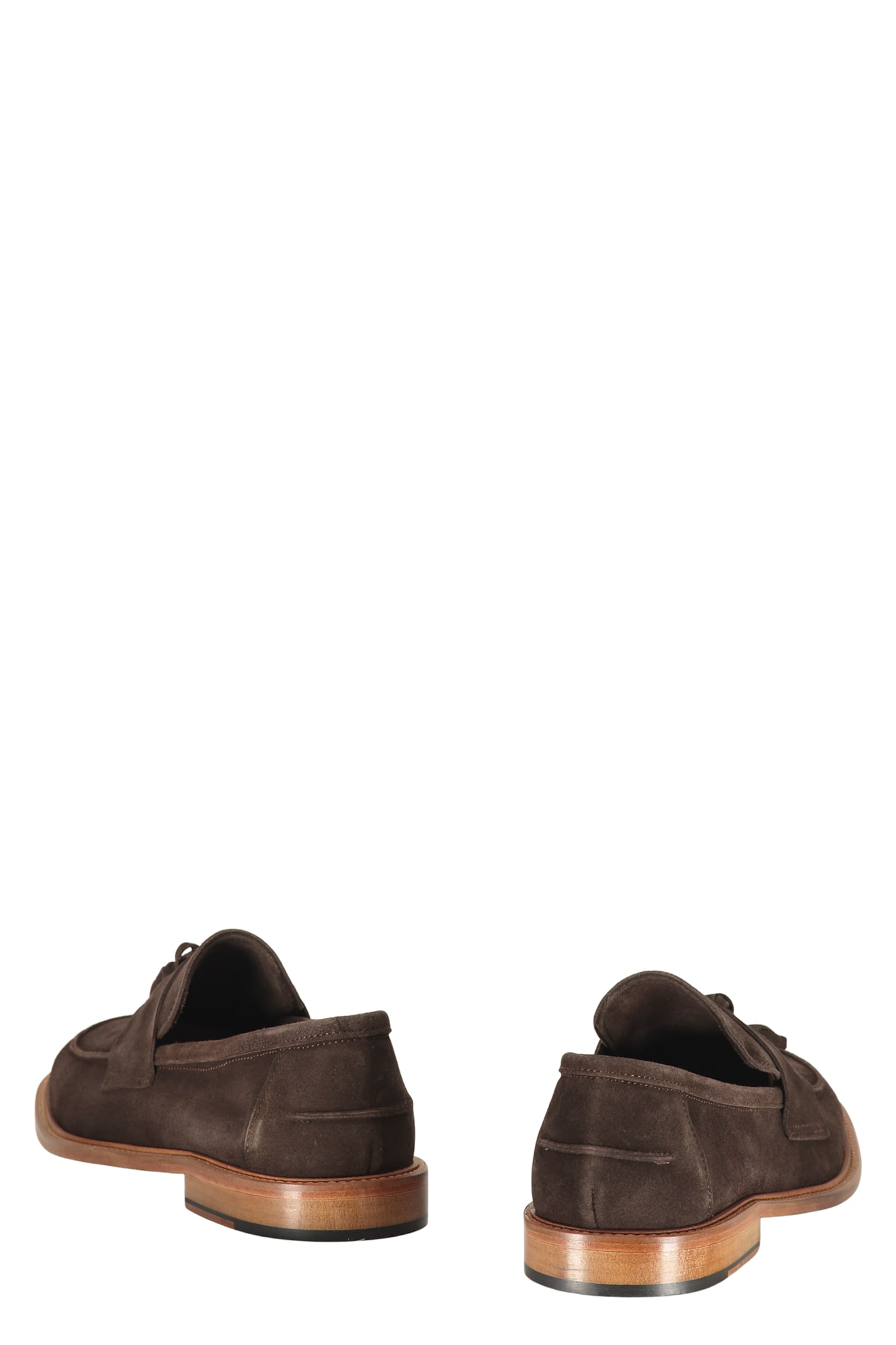 Bruno Magli Calfskin Loafers In Brown