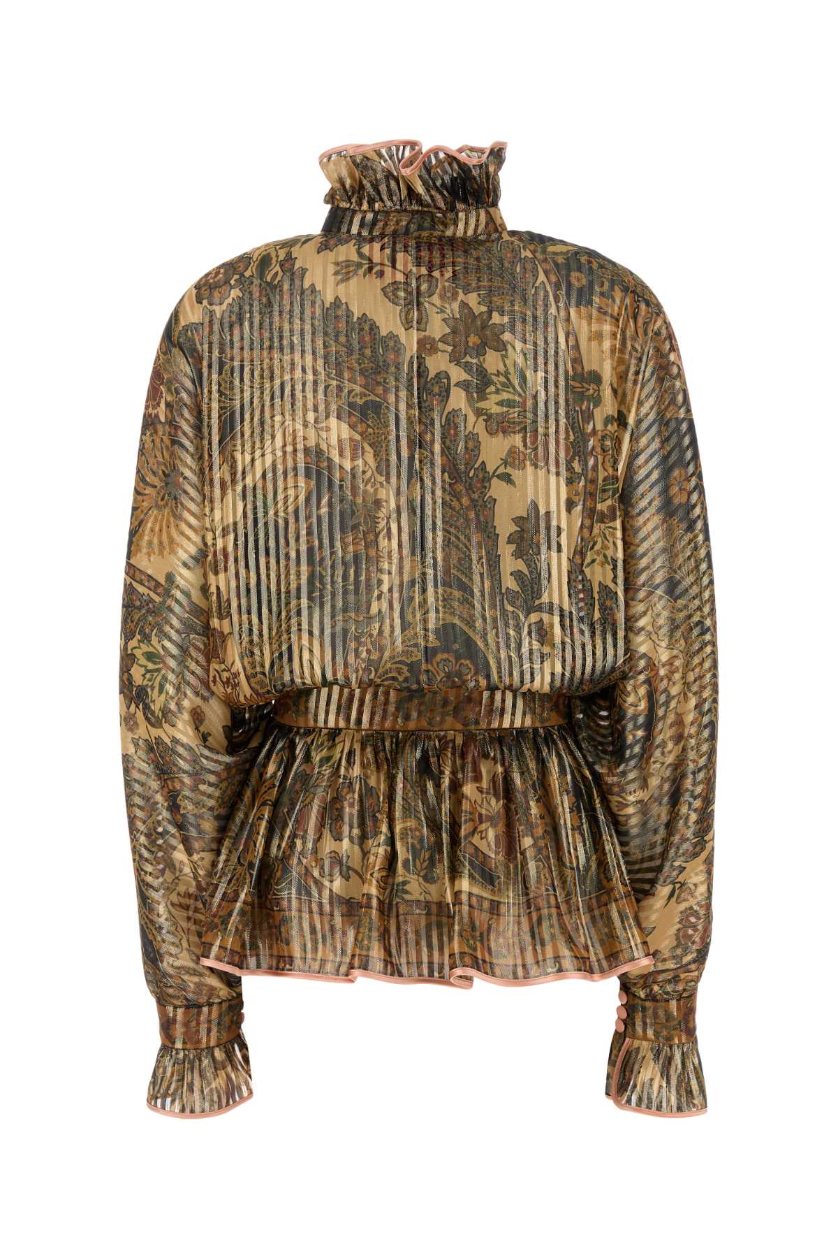 Valentino Patterned Lurex Blouse