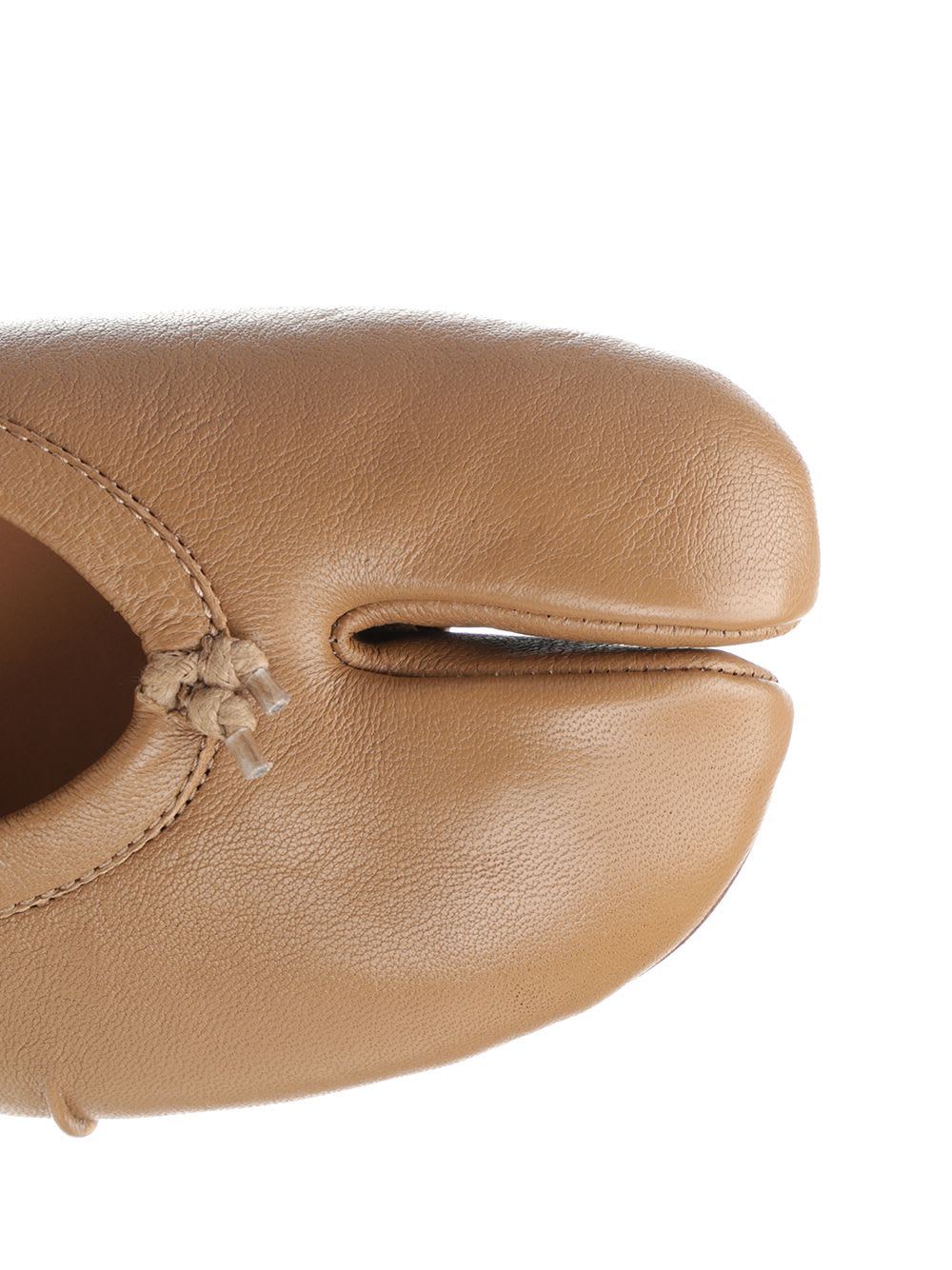 Maison Margiela Mother Grey Stretch Denim The Doozy Sneak Fray Jeans In Brown