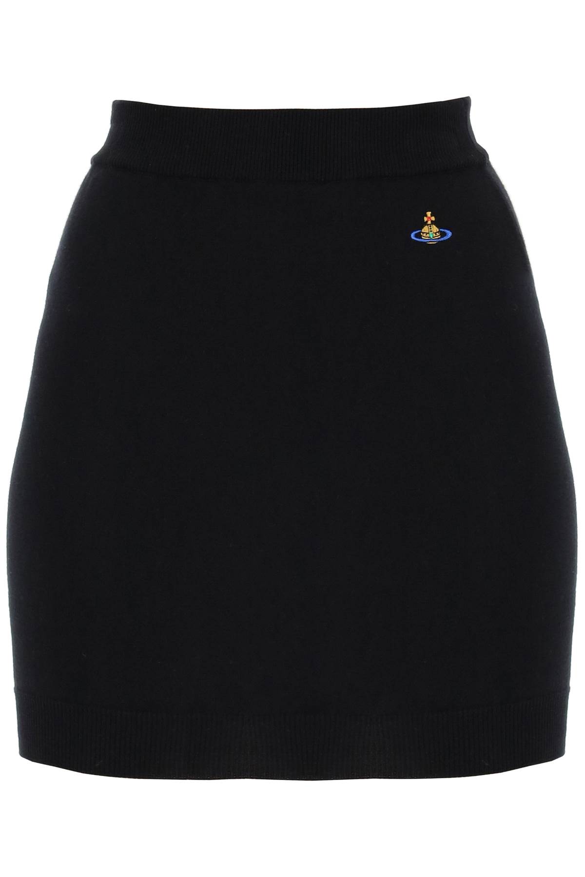 Shop Vivienne Westwood Bea Mini Skirt In Black (black)