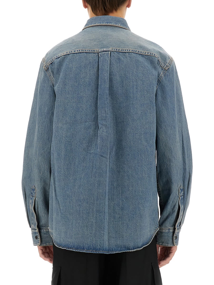 Shop Helmut Lang Denim Shirt