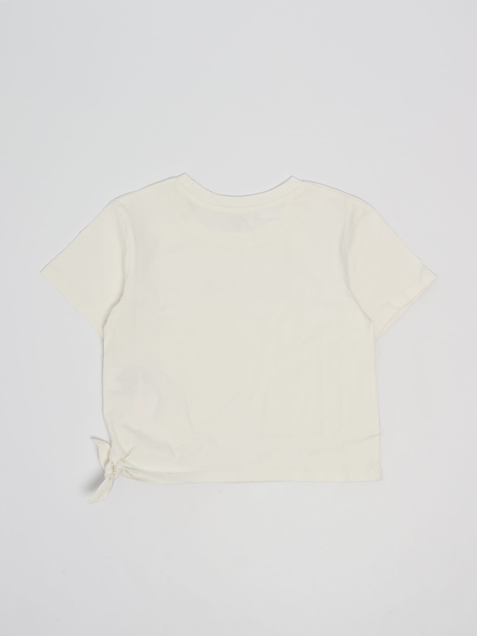 Shop Michael Kors T-shirt T-shirt In Bianco Sporco