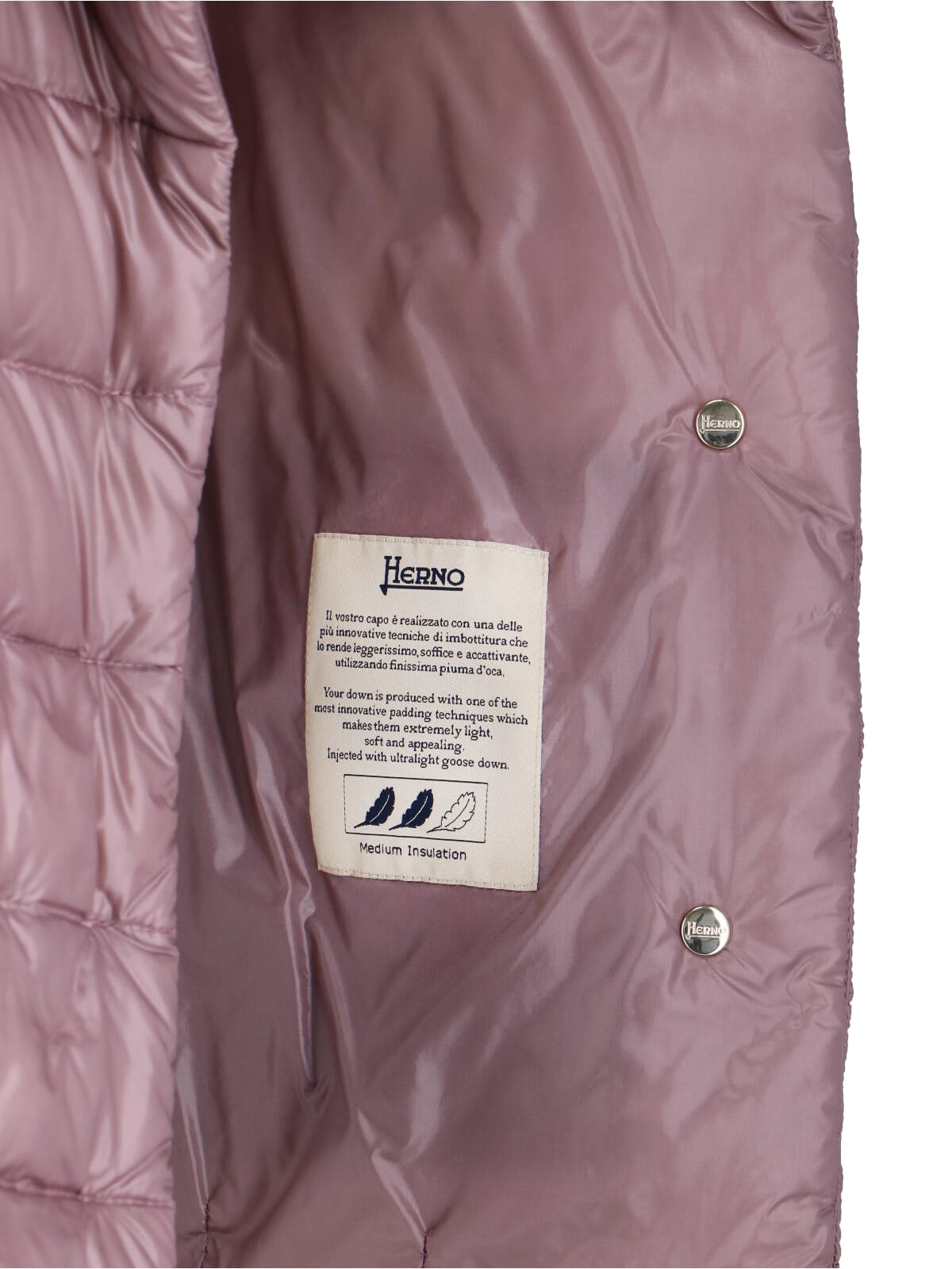 Herno Aminta Down Jacket In Pink