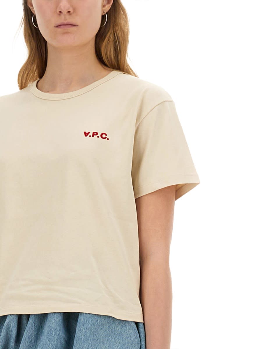 Apc A.p.c. T-shirts And Polos In Beige