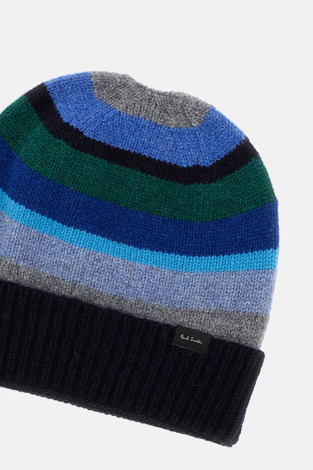 Paul Smith Wool Beanie Khalo In Blue